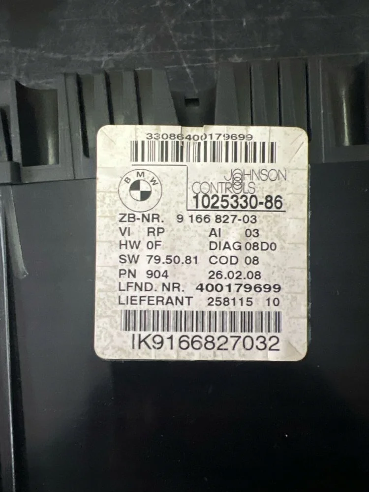 Compteur BMW X1 E84 E90 E91 E92 E93 Essence image 4