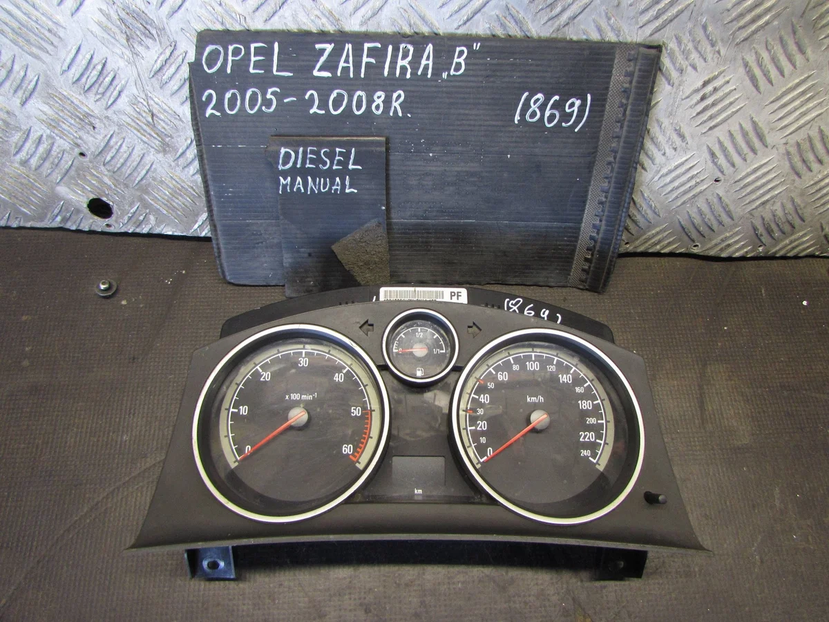 Compteur Opel Zafira B 13216684 image 2