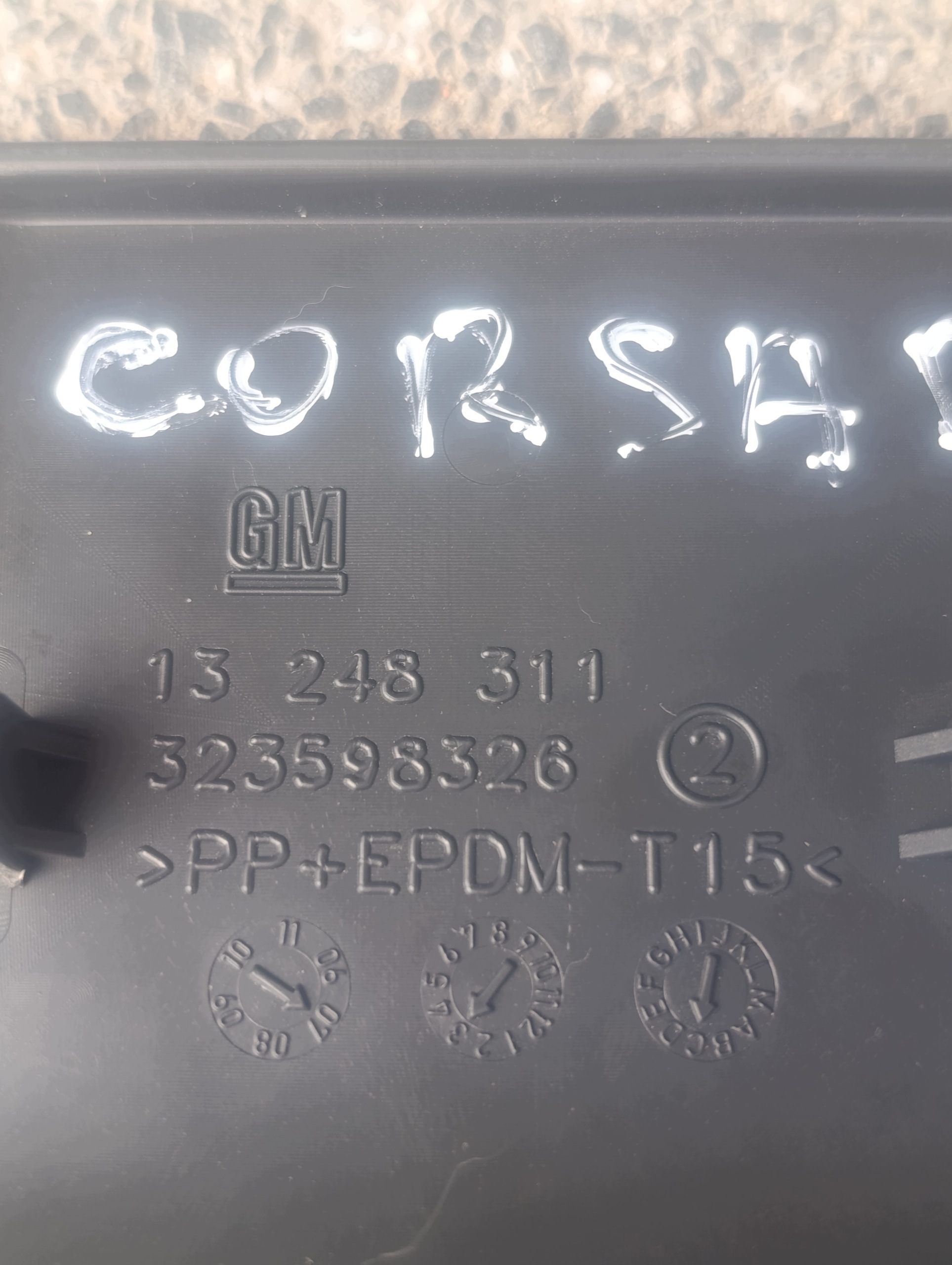 Opel Corsa D Rücksitzbank Abdeckungen image 6