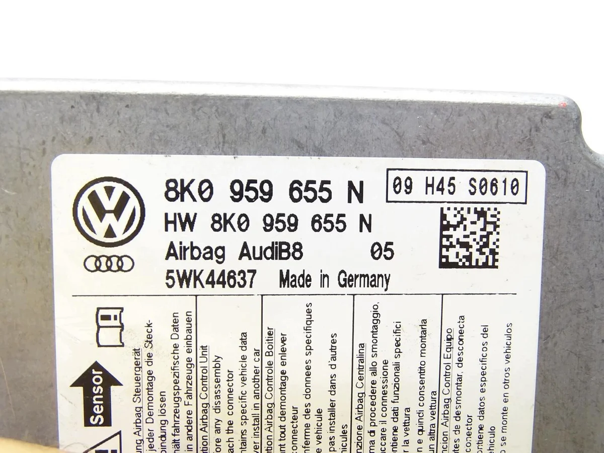 Airbag Steuergerät 8K0959655N Audi A4 B8 A5 image 6