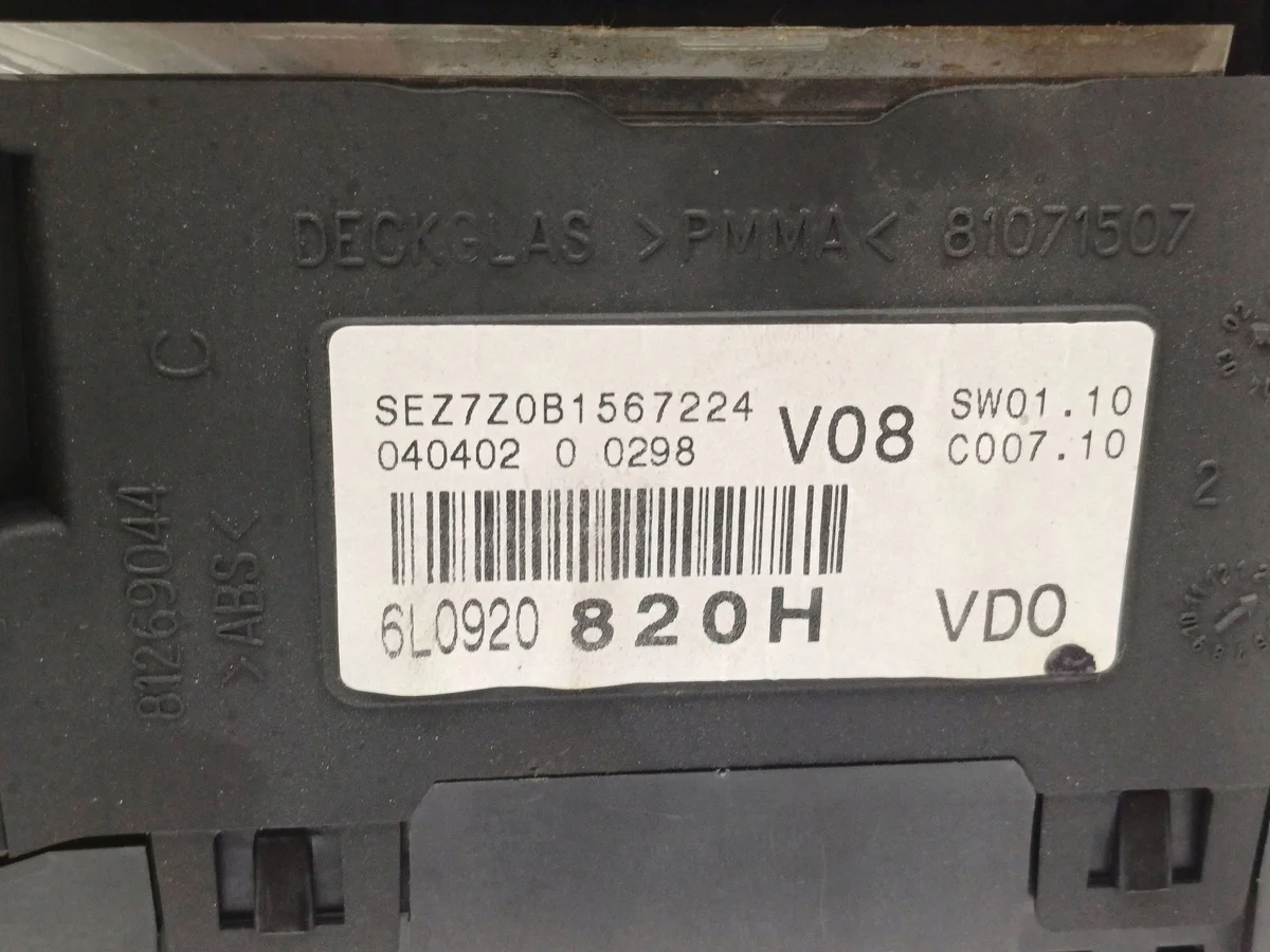 CUADRO INSTRUMENTOS SEAT IBIZA III 1.4 6L0920820H image 3