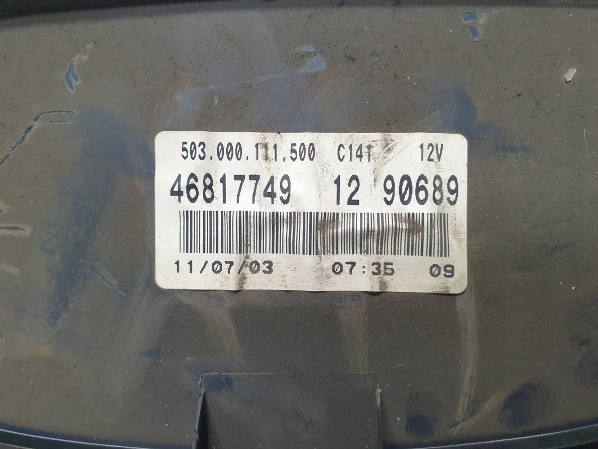 Mittaristo Fiat Doblo 1.9 JTD 46817749 image 7