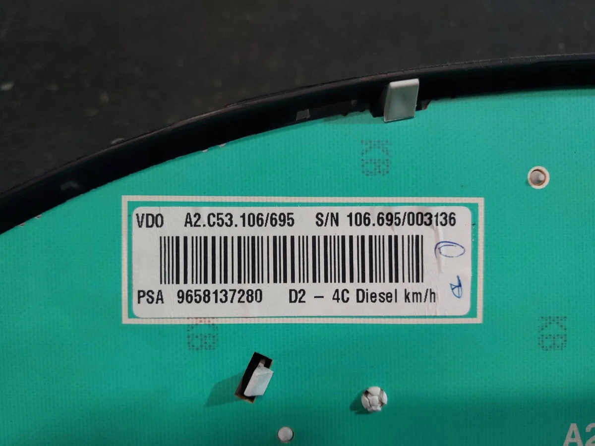 Compteur Peugeot OE 9658137280 image 8