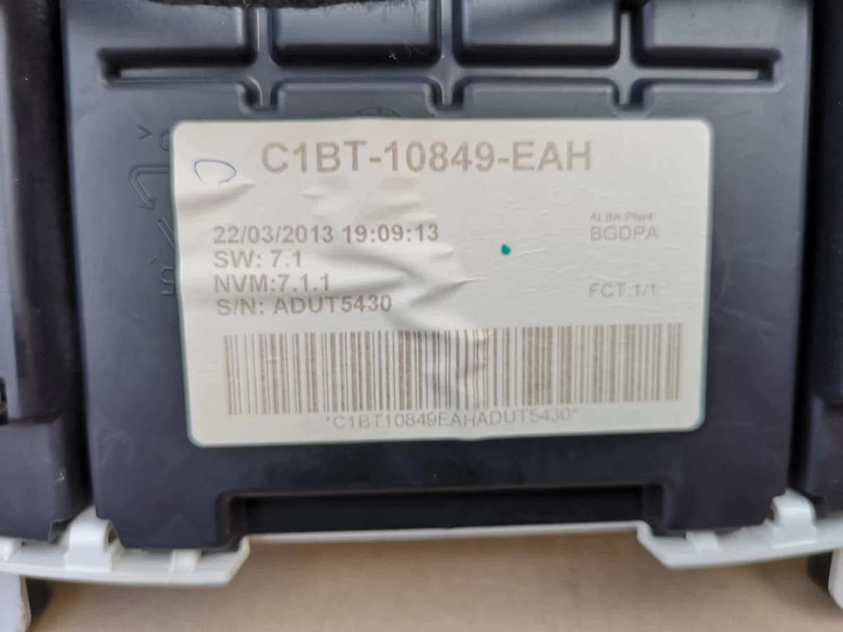 Ford B-Max Dashboard Instrument Cluster C1BT-10849-EAH image 4