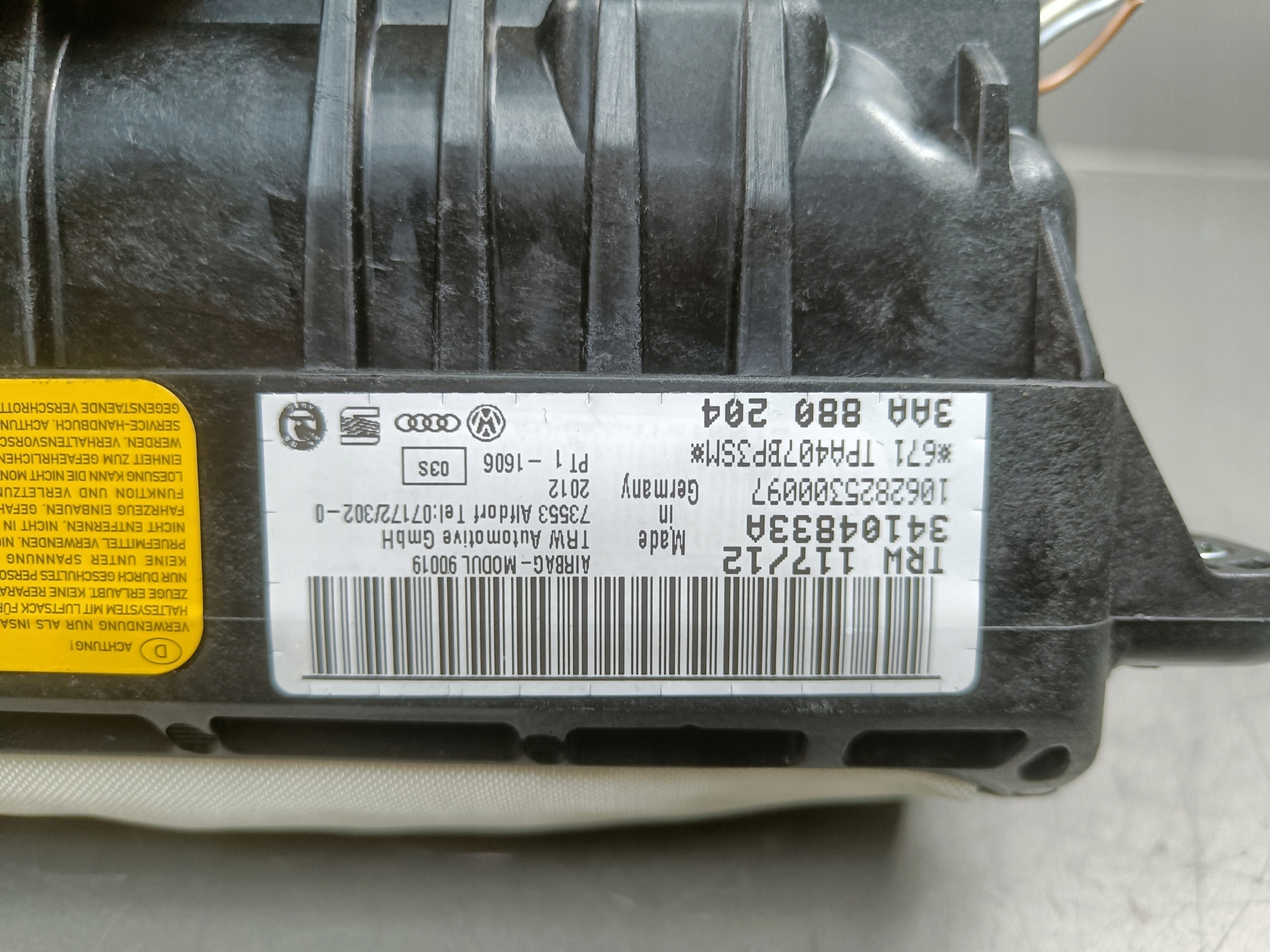 Passagerarairbag VW Passat B7 CC 2012 OEM 3AA880204 image 7