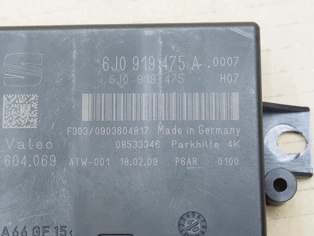 Módulo Control PDC Seat Ibiza IV 6J 6J0919475A image 3