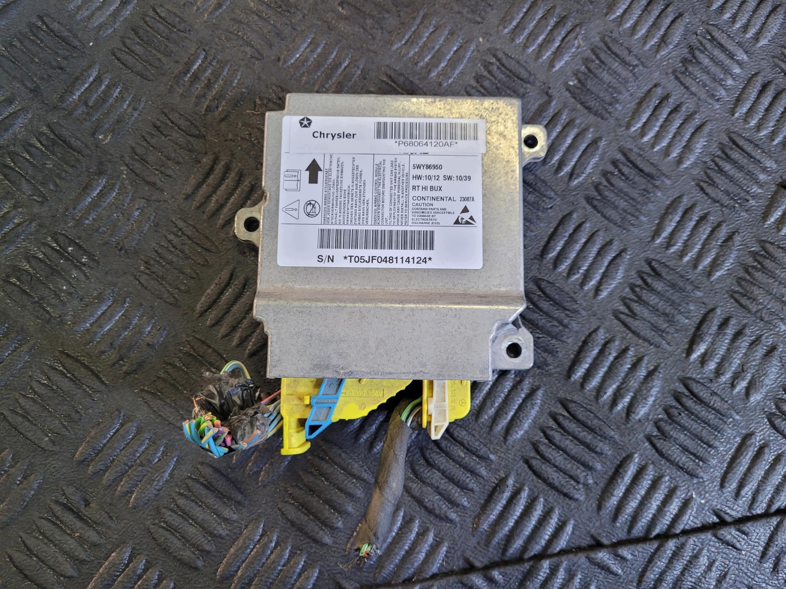 Module Airbag Chrysler Grand Voyager V P68064120AF image 2