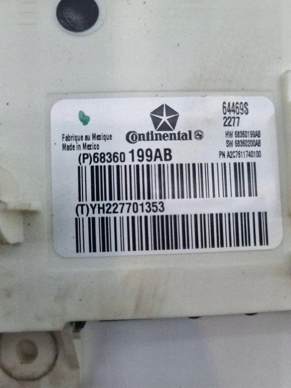 Komfortmodul CHRYSLER PACIFICA 68360199AB 3.6L 2018 image 4