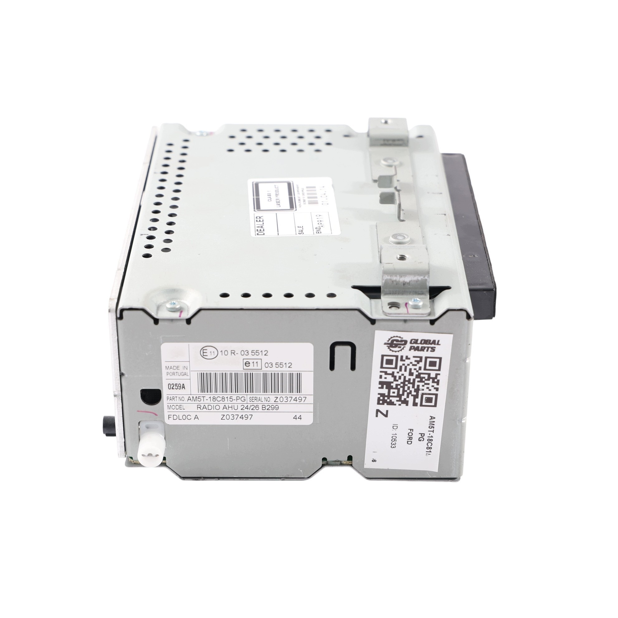 Rádio CD Ford Fiesta Mk7 AM5T-18C815-PG Usado image 8