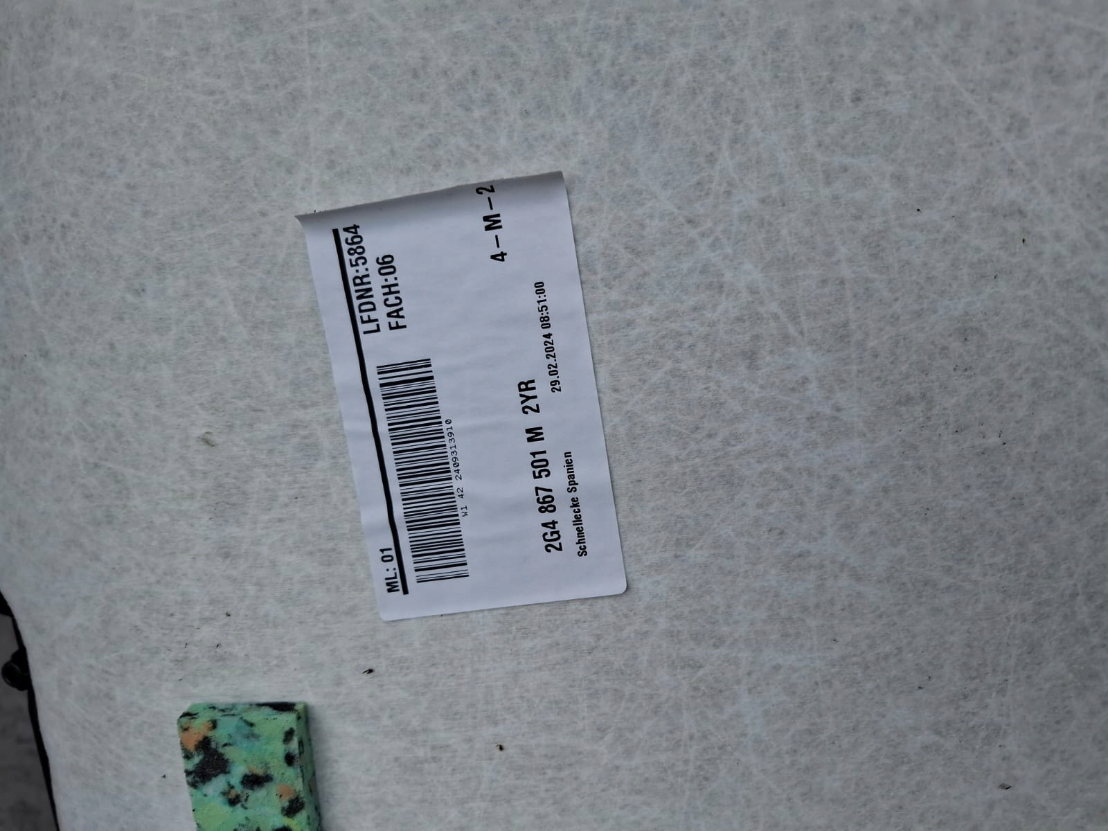 VW Polo 2017-25 Pavillon Intérieur OEM 2G4867501M image 7