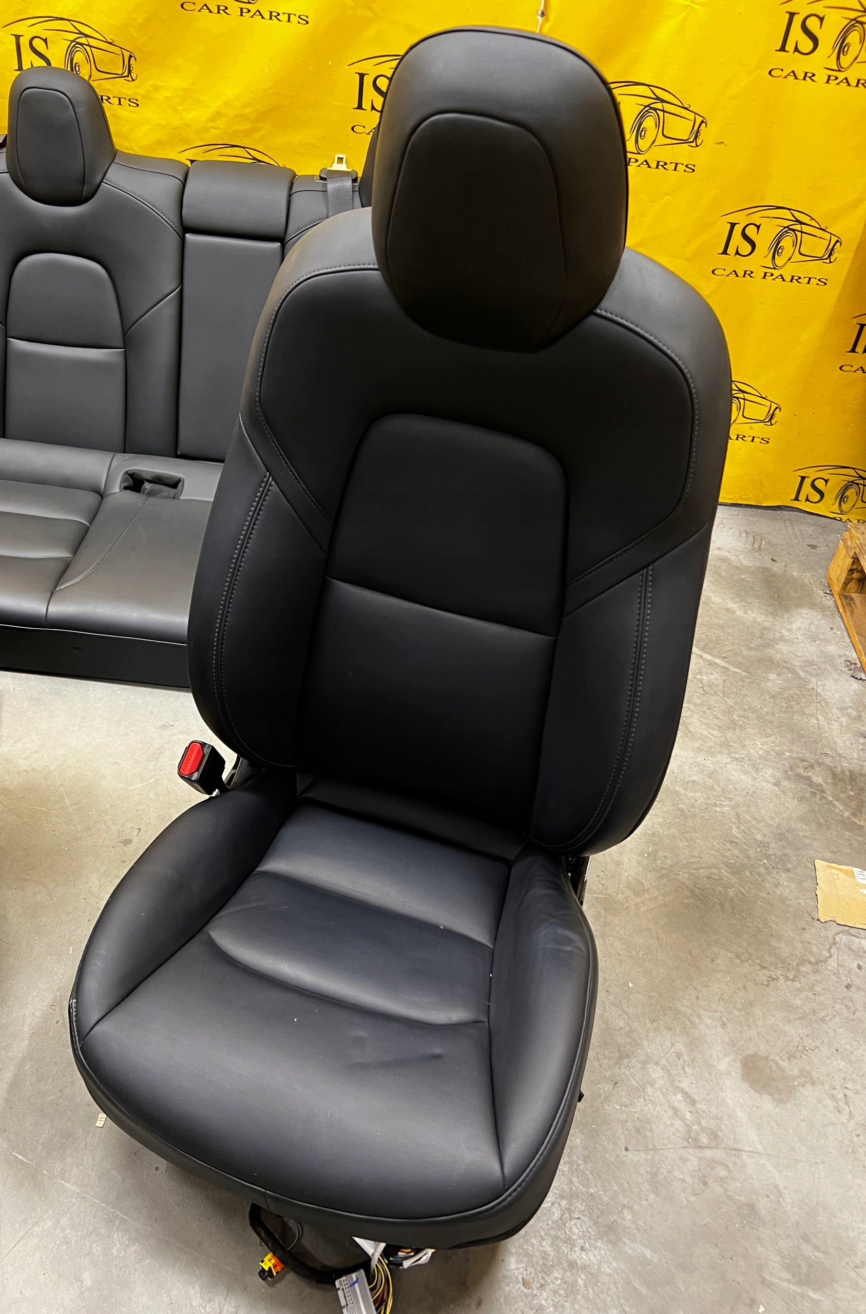 Assento Esquerdo Elétrico Couro Airbag Tesla Model 3 image 2