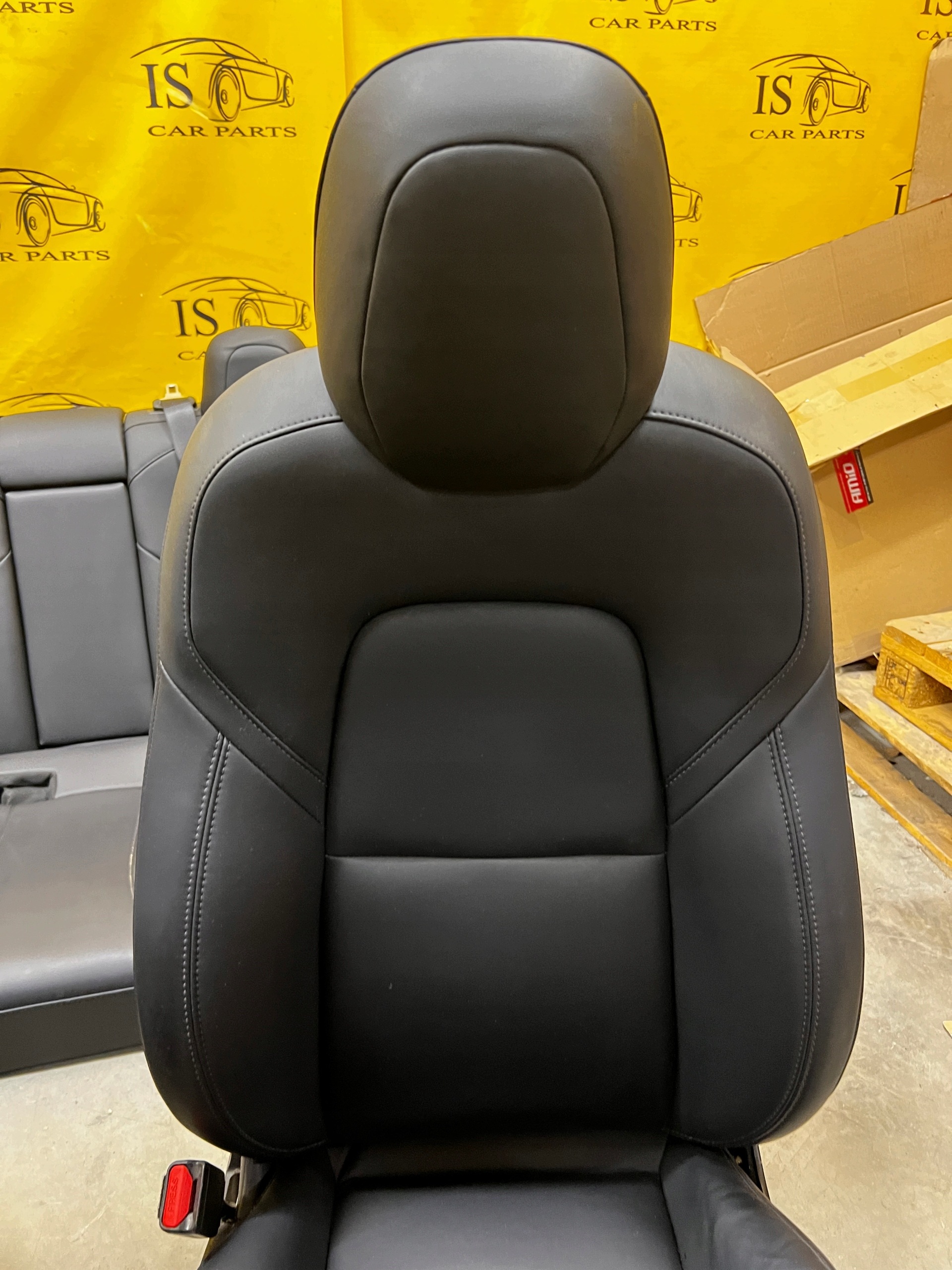 Asiento izquierdo eléctrico Tesla Model 3, cuero, airbag, OEM