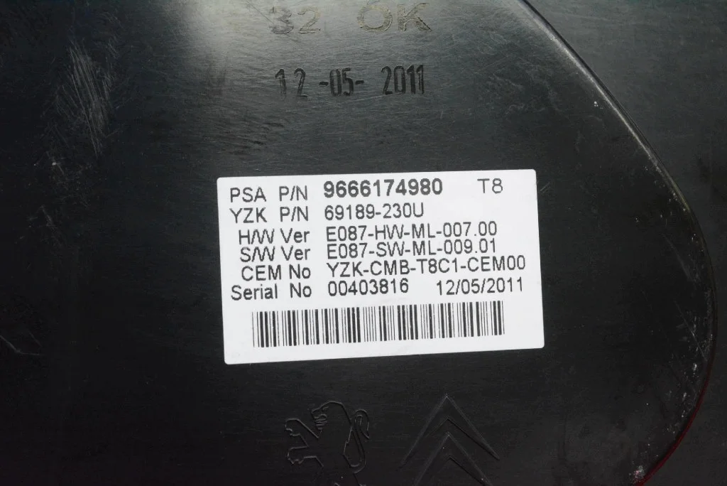 Mittaristo Peugeot 3008 9666174980 image 7