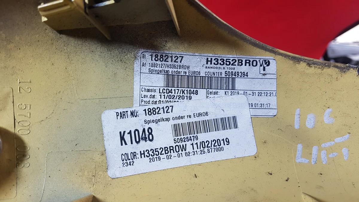 Spiegelhalterung DAF XF 106 Euro 6 (gebraucht)