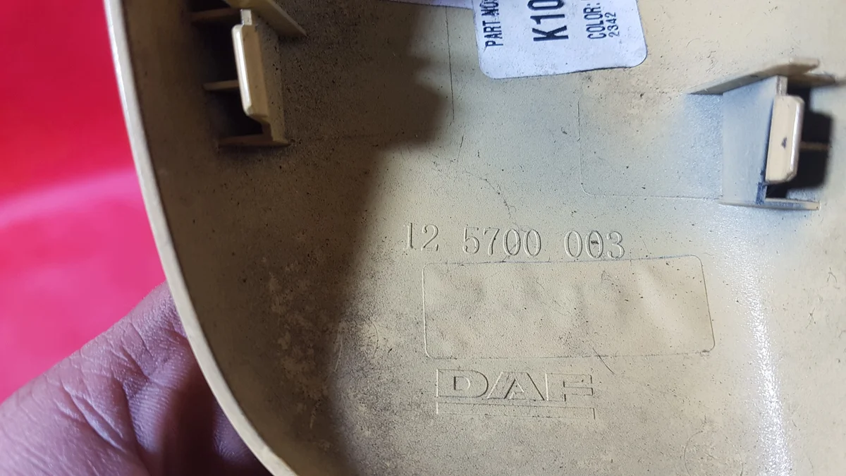 Cache rétroviseur DAF XF 106 Euro 6 OEM 1882127 image 4