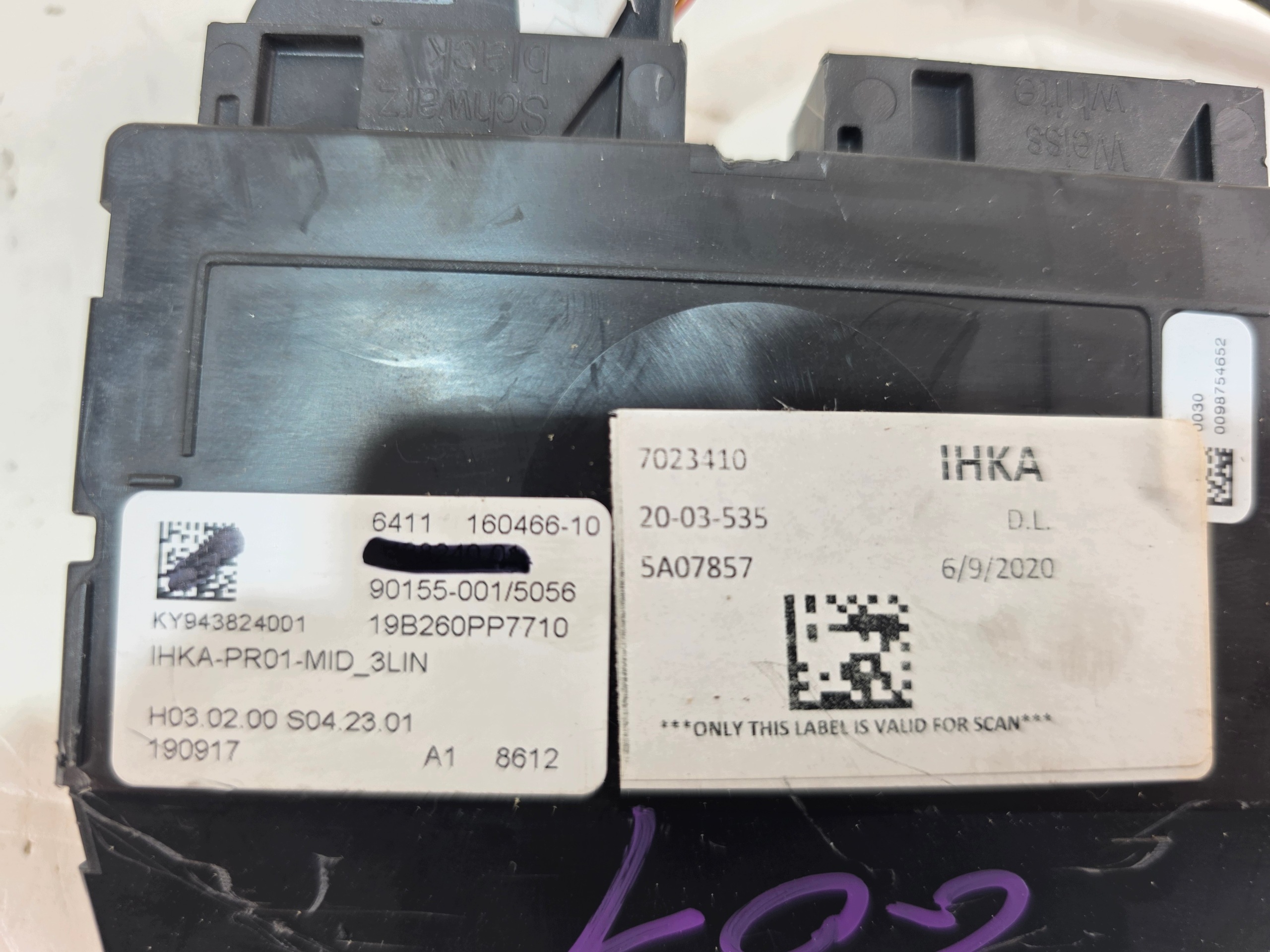 BMW X3 G01 Climate Control Module 5A07857 image 4