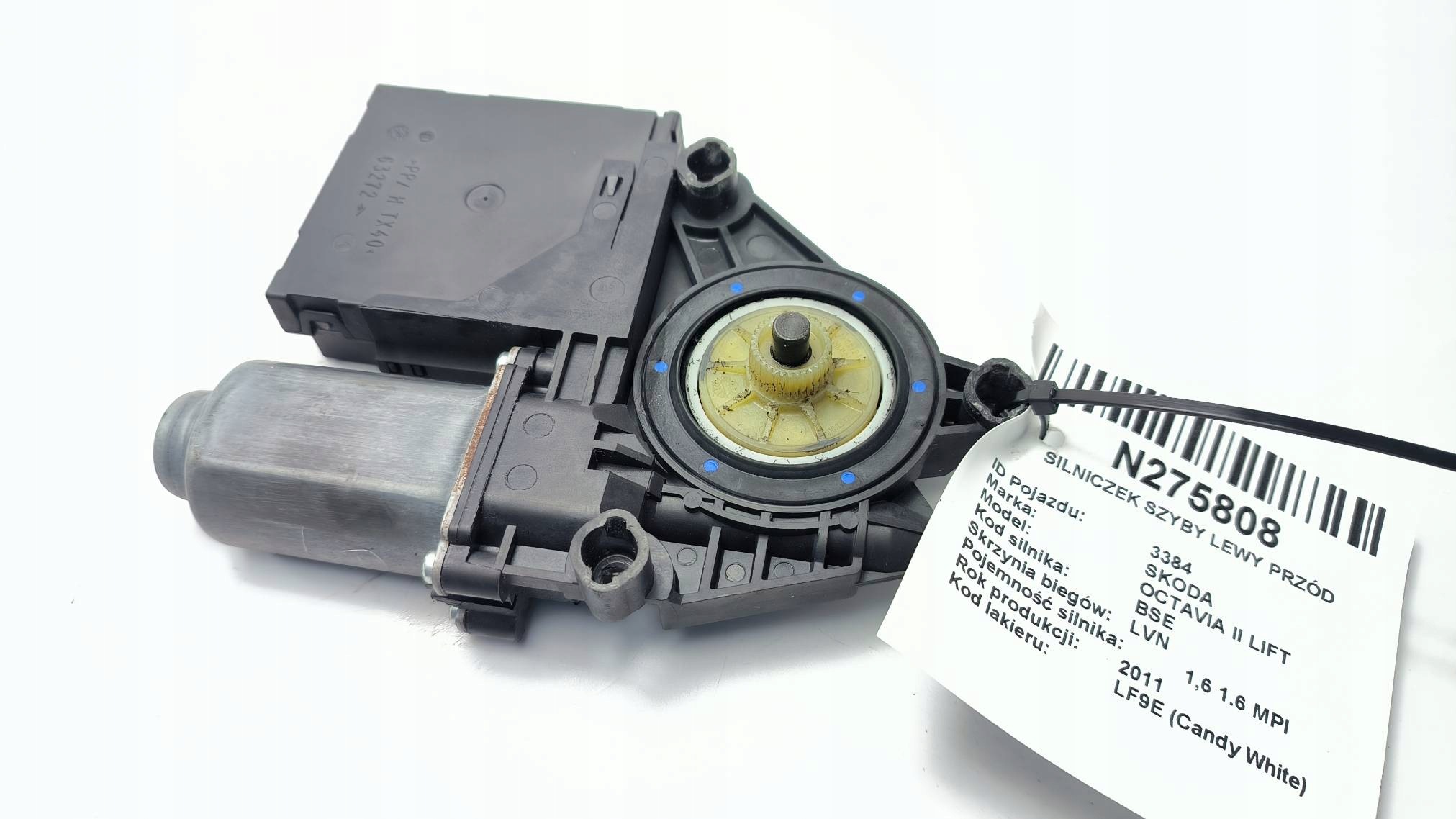 Motor de Vidro Esquerdo Dianteiro Skoda Octavia II 1T0959701T image 2