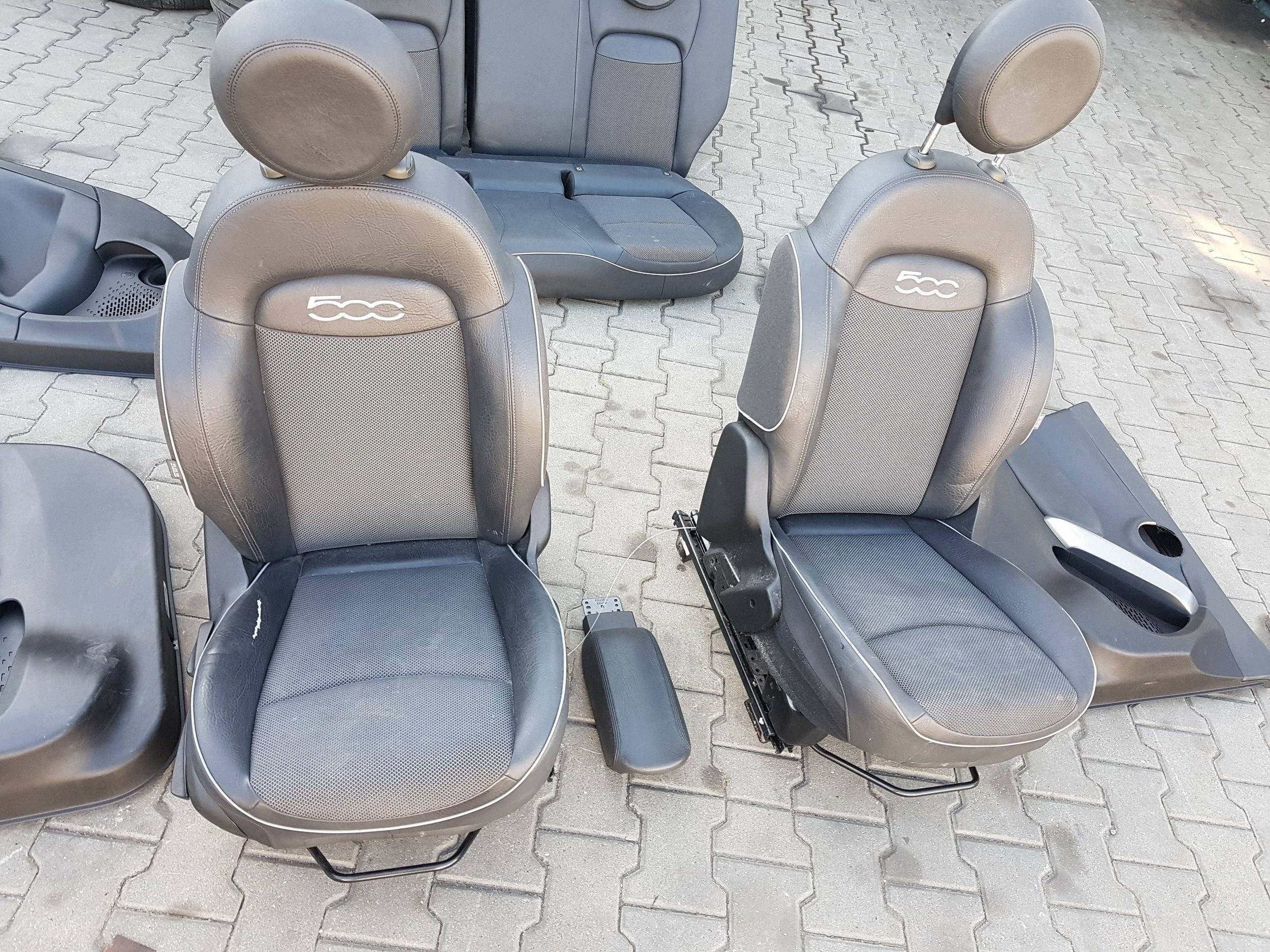 Fiat 500X 14-24r Banco Sofá Completo Meio Couro TOC55106 image 7