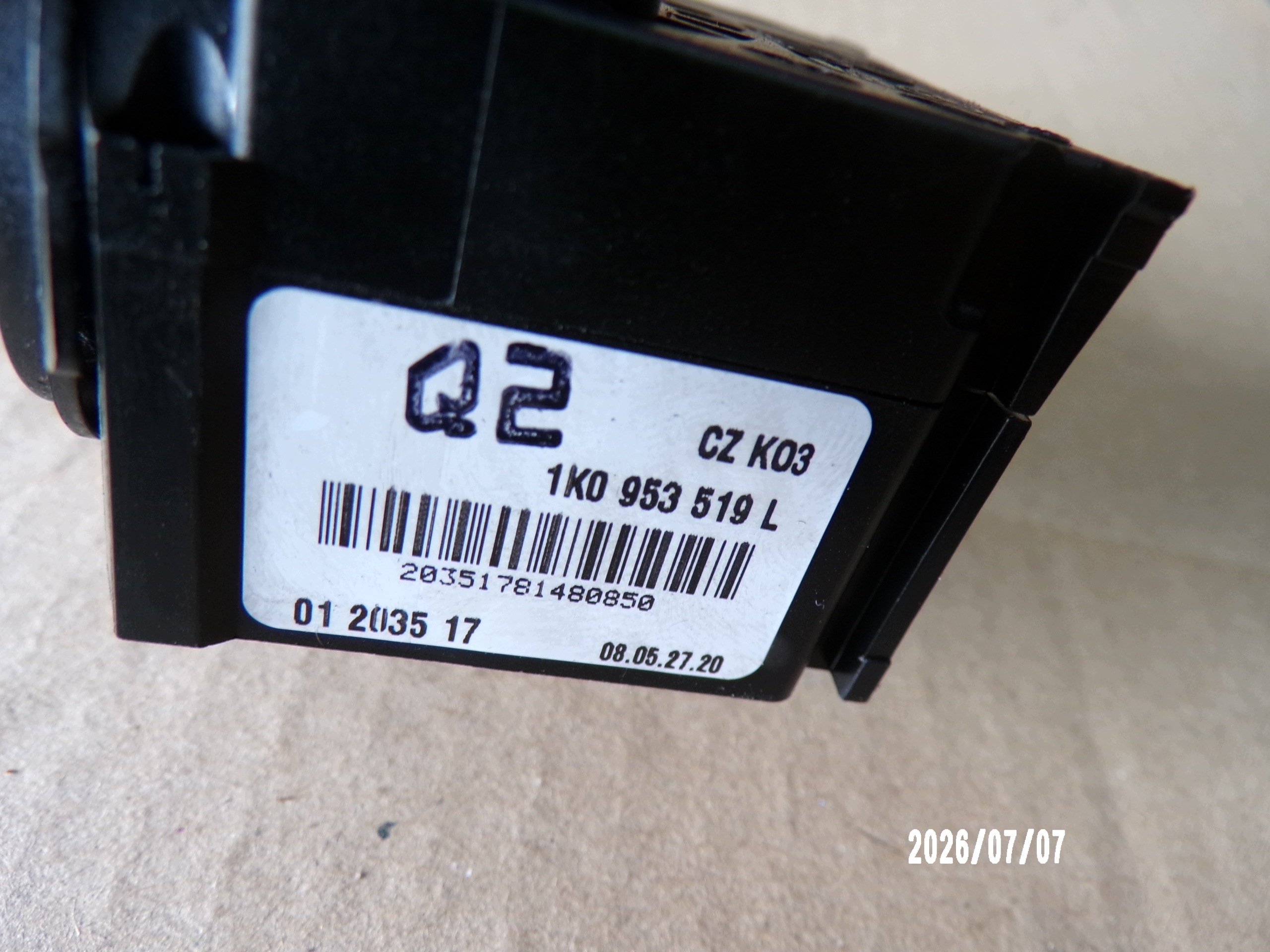 Interruptor combinado VW Jetta V 1K0953519L image 3