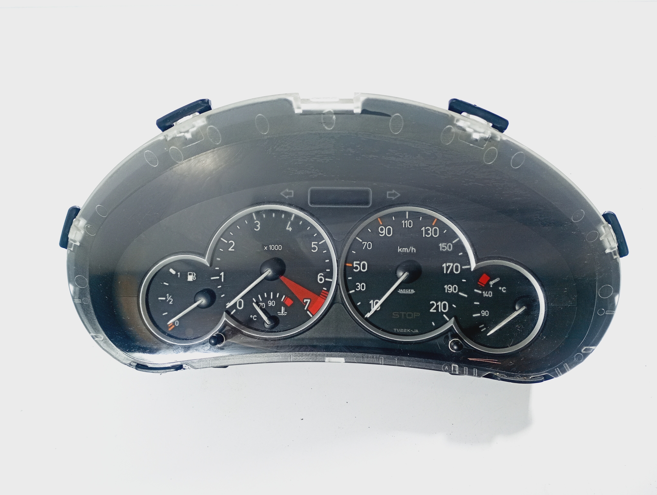 Tacho Drehzahlmesser 205122 km OE 96517407 Peugeot 206 image 2