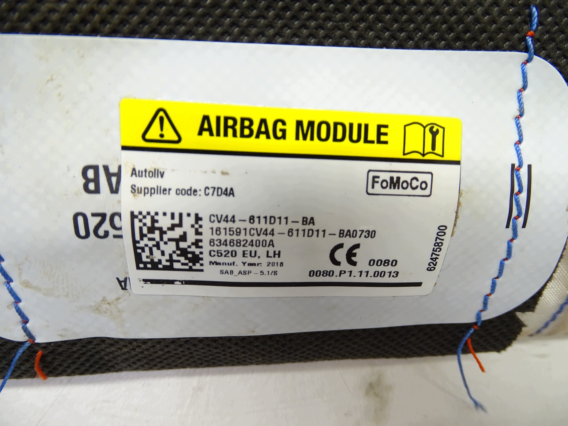 Airbag Lateral Esquerdo Ford Kuga MK2 CV44-611D11-BA image 3