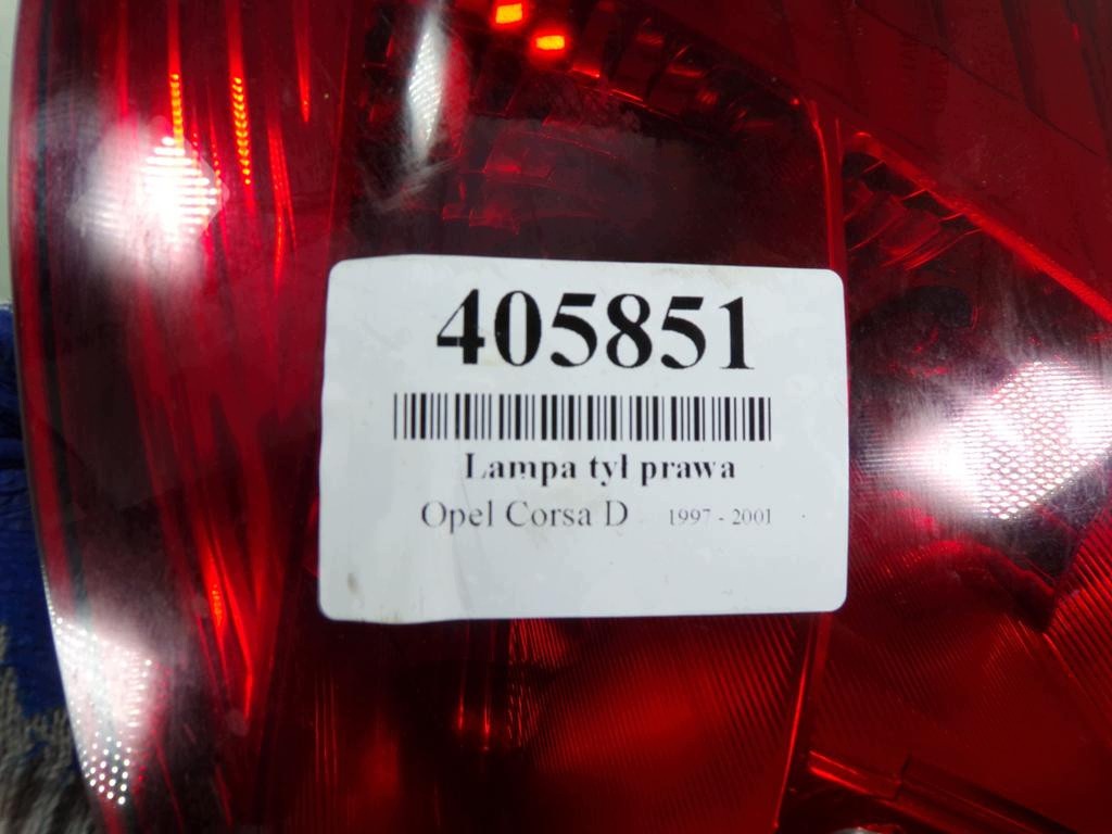 OPEL CORSA D Rückleuchte Rechts F-405851- image 6