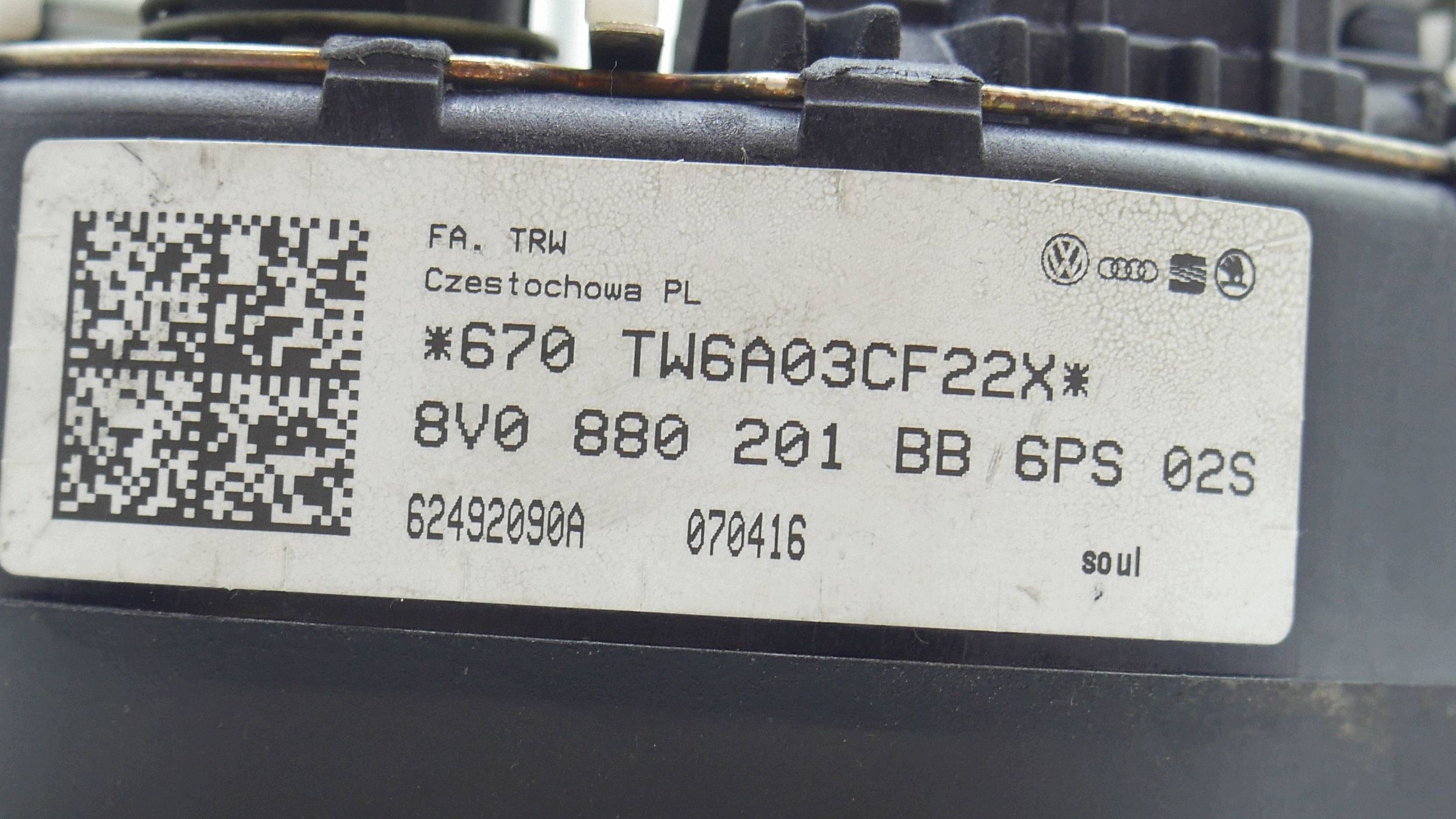 Airbag Conductor Audi A3 8V 8V0880201BB WAH46530 image 5