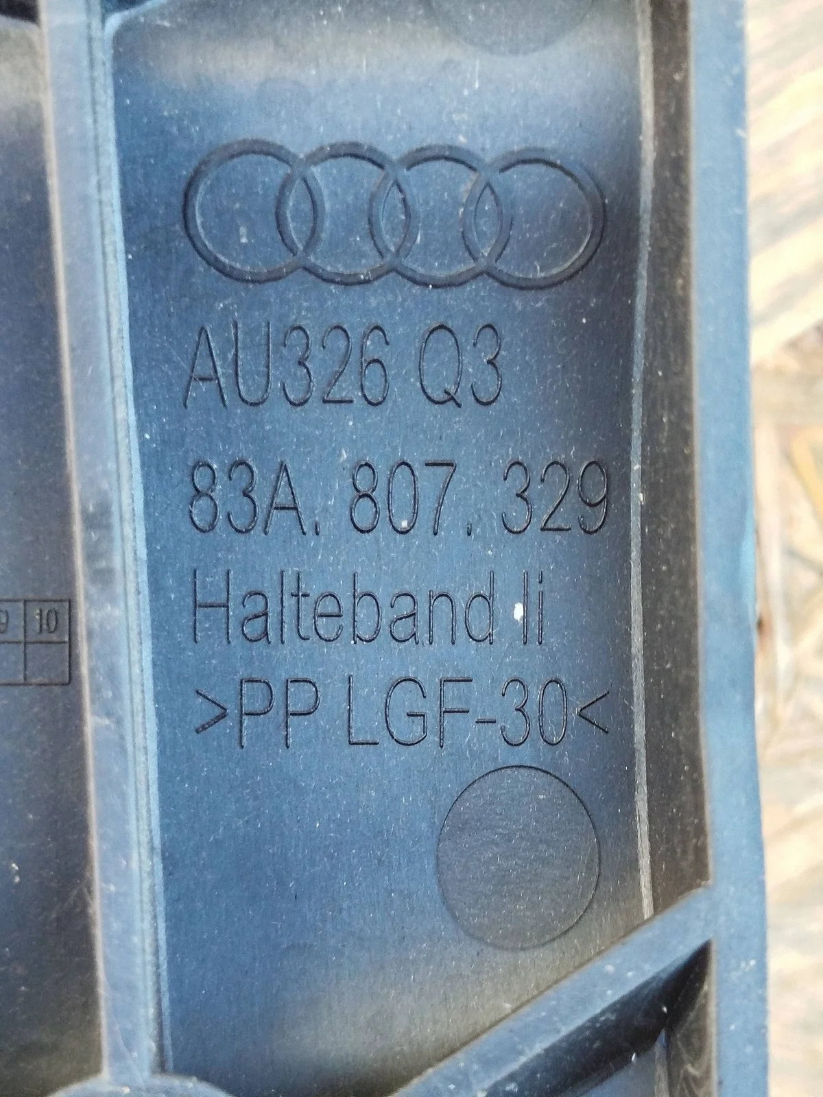 Audi RS Q3 Sportback Deslizador Parachoques Trasero