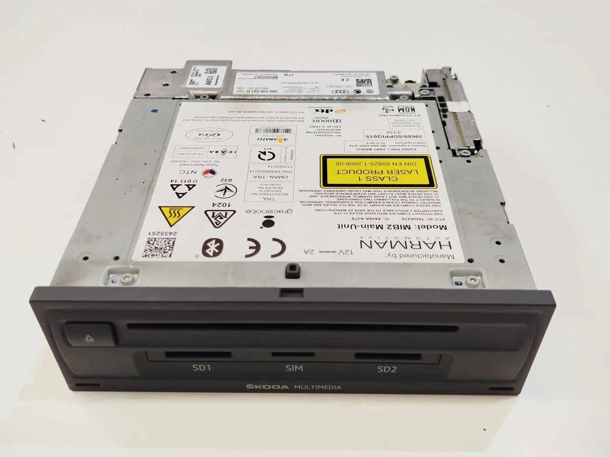 Lecteur Navigation Skoda Superb III 565035021D image 2