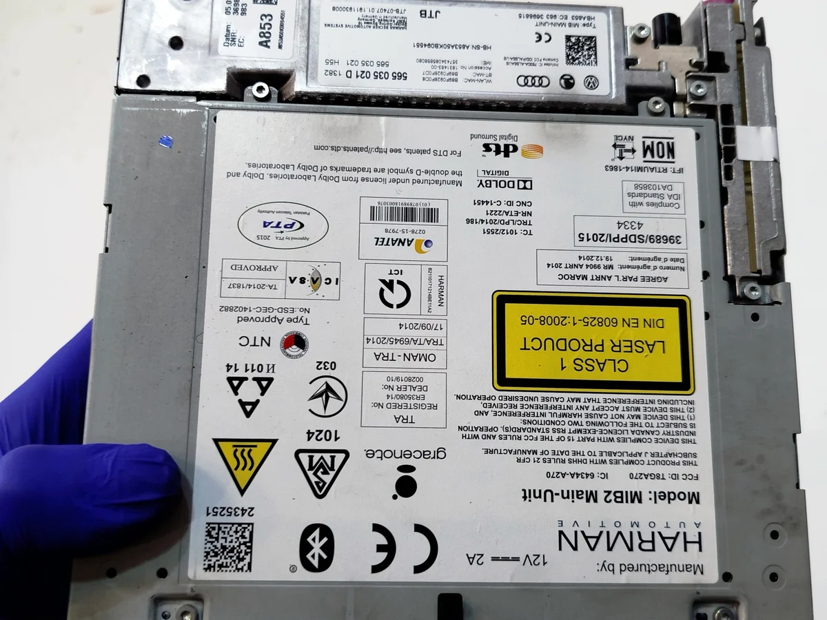 Lecteur Navigation Skoda Superb III 565035021D image 4