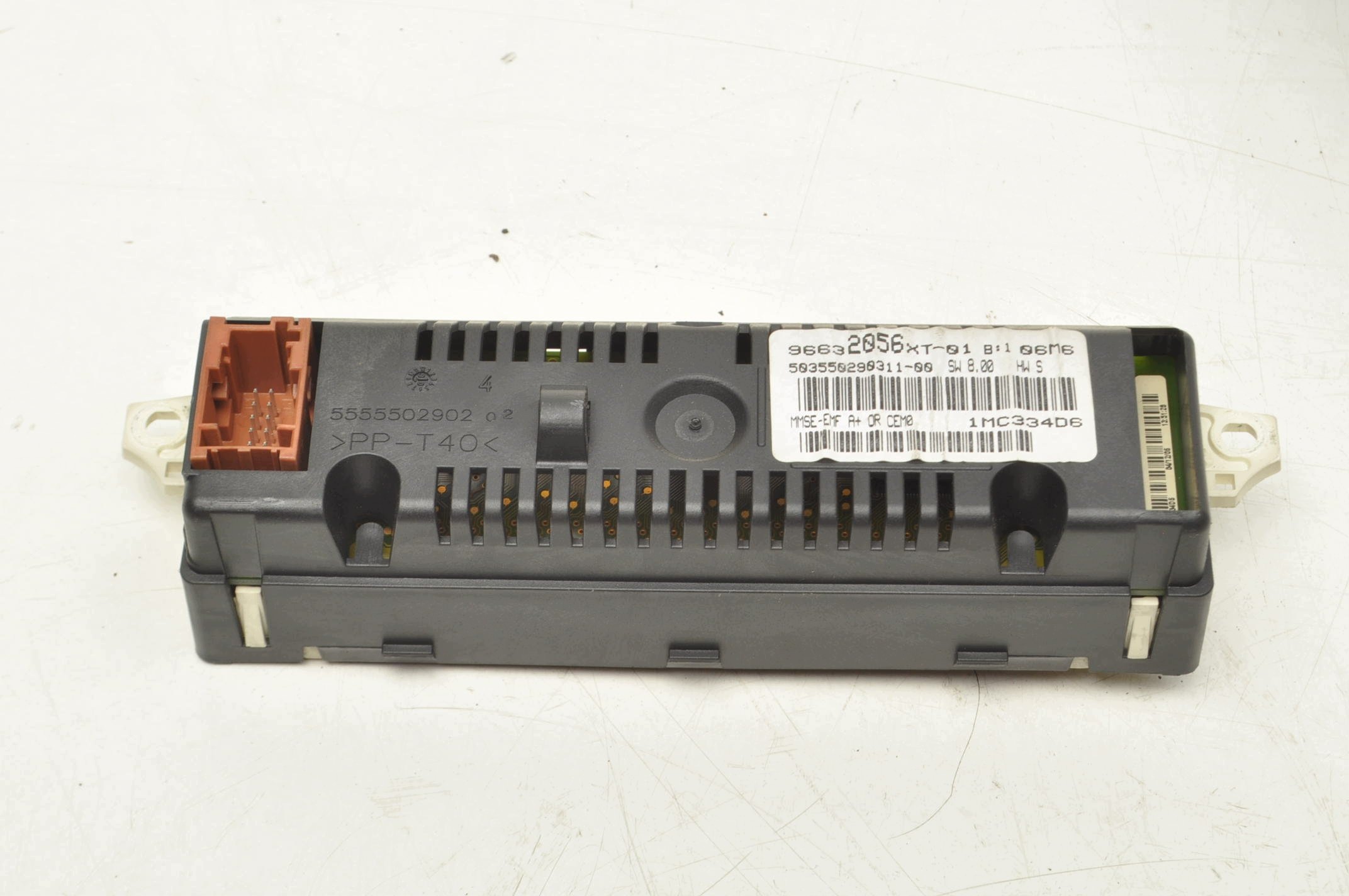 Radio Display Clock Peugeot 207 96632056XT Used