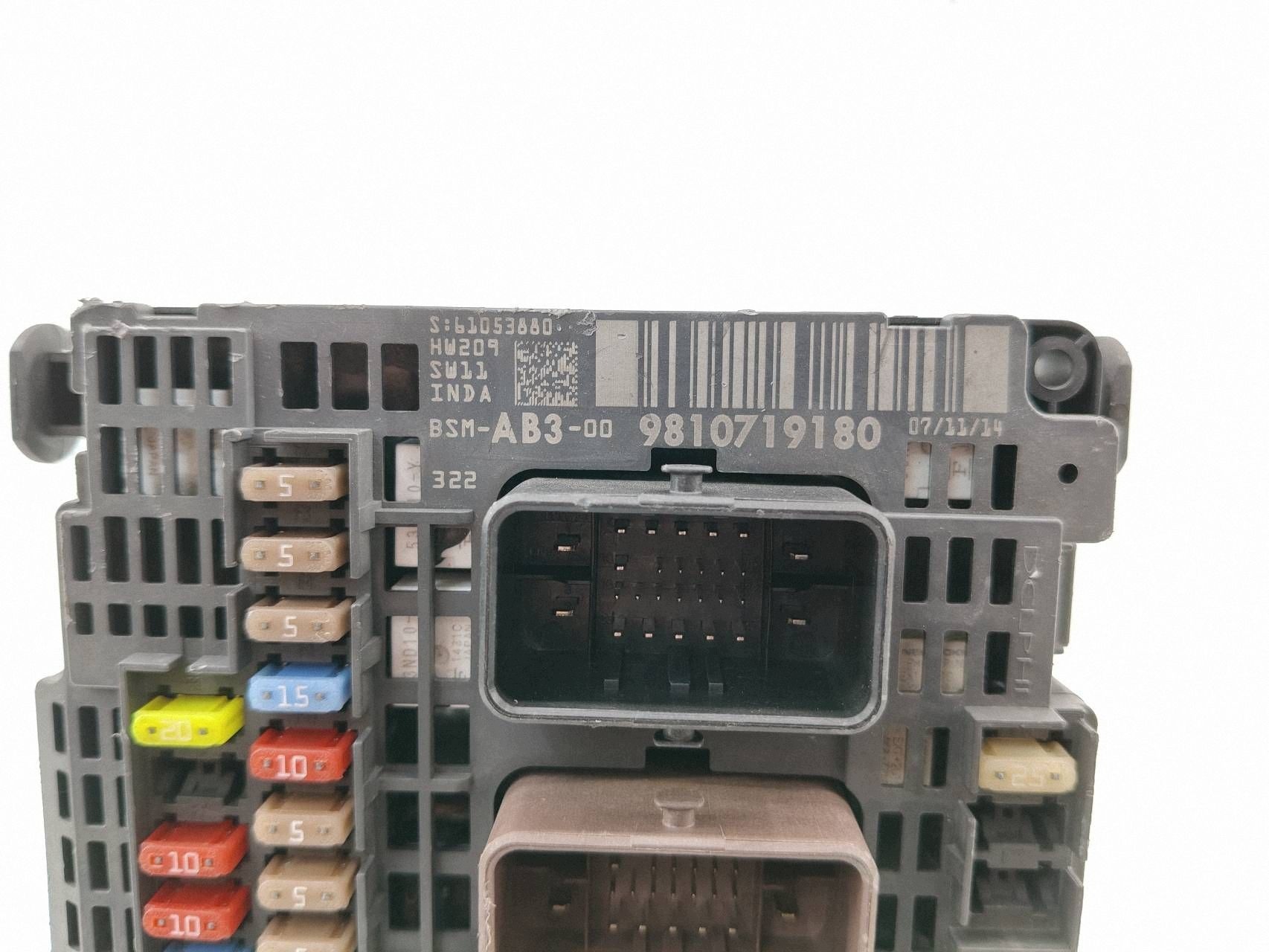 Modul BSM Sicherungskasten Peugeot Citroen 9810719180 image 4