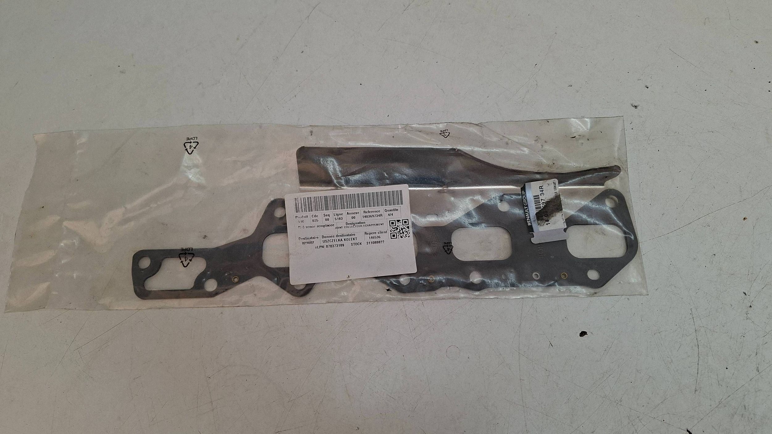 Fiat Talento Renault Trafic III Junta Coletor Escape image 2