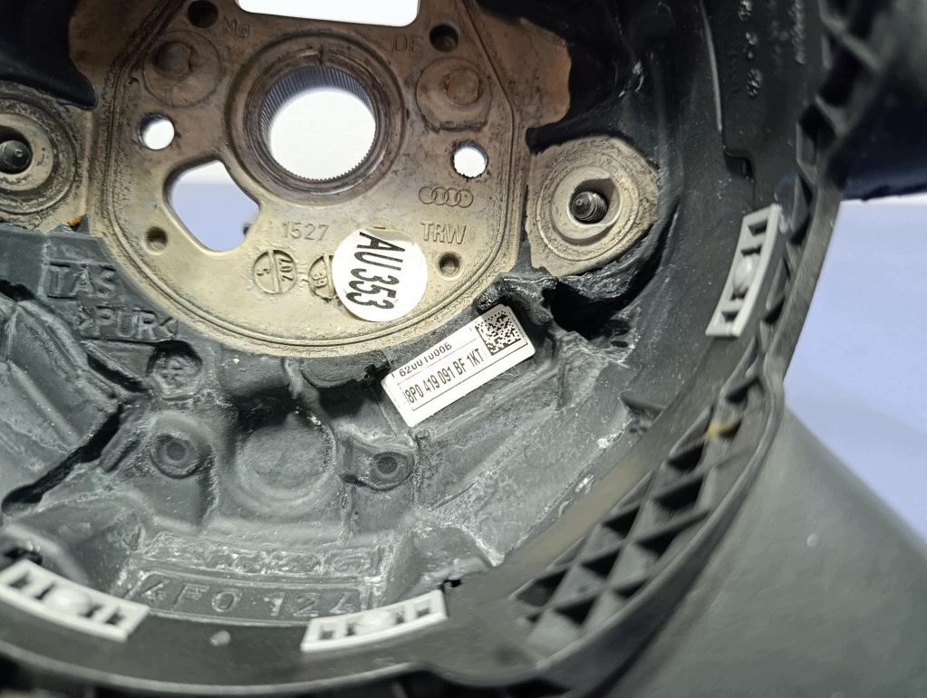 AUDI A3 8P LIFT 04-08 Lenkrad Leder 8P0419091BF