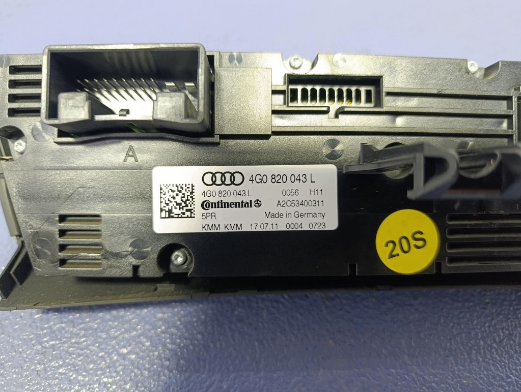 Audi A7 C7 4G 10-14 Commande Climatisation 4G0820043L image 5