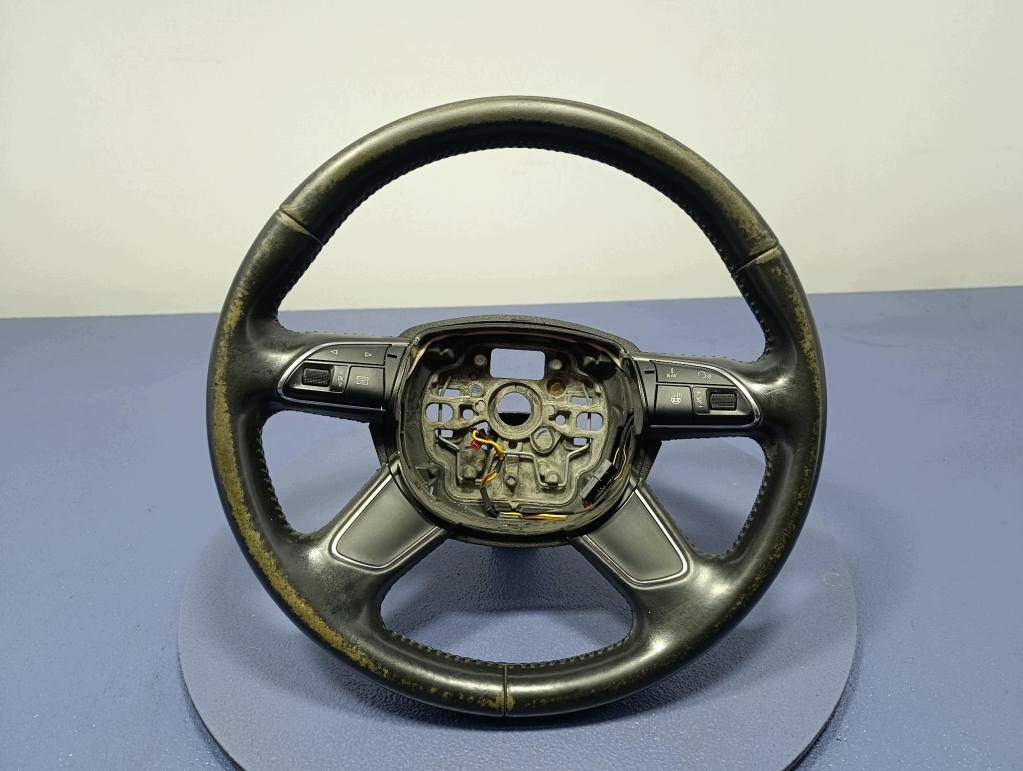 Audi A7 C7 4G 10-14 Steering Wheel Heated Leather Multifunction 4G0419091N