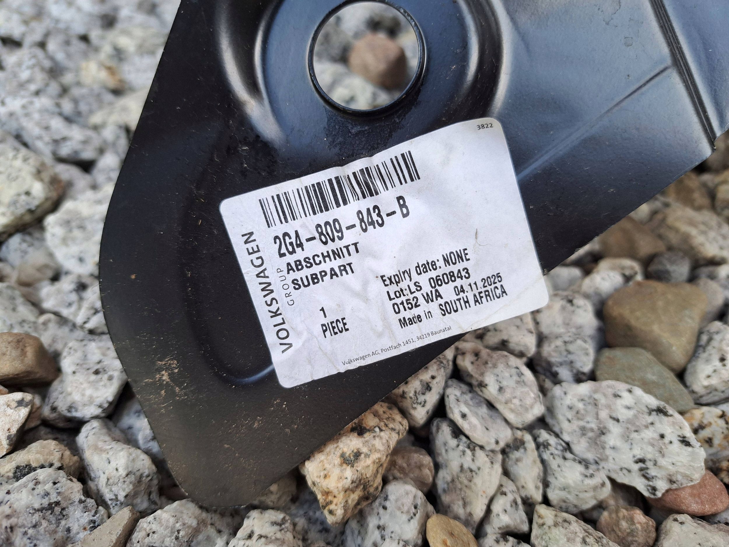 VW Polo VI Kotflügel links hinten 2G4809843B image 6