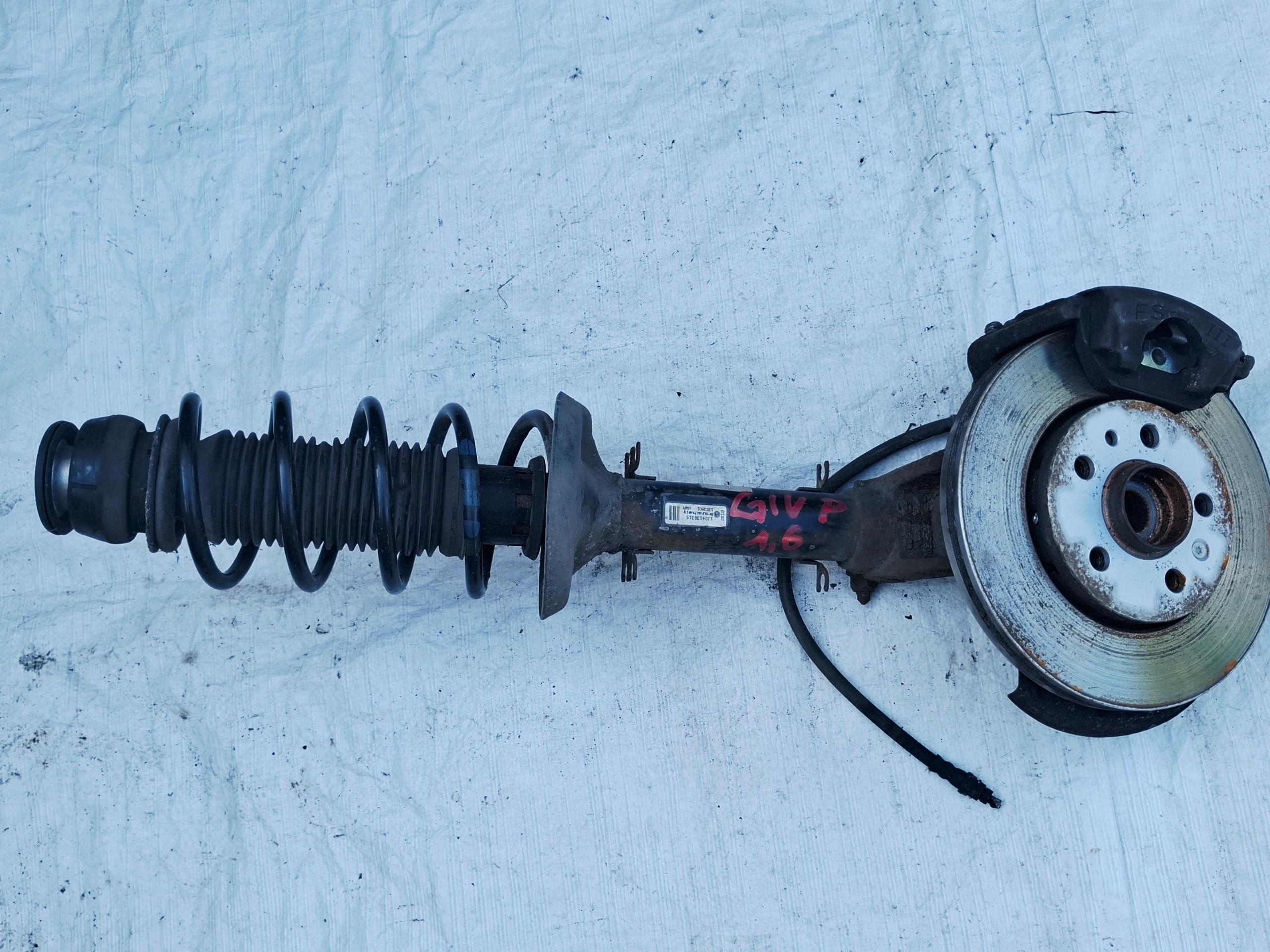 Schokdemper voor VW Golf IV Bora 1.6 8V SR 1J0413031S image 2