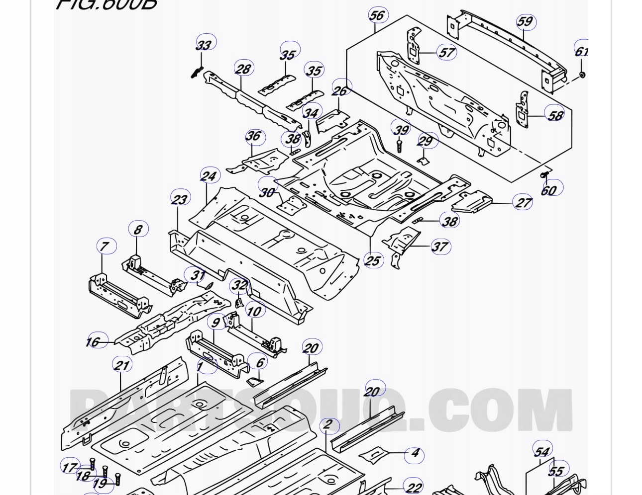 Suzuki Vitara Rear Reinforcement Bar 15-