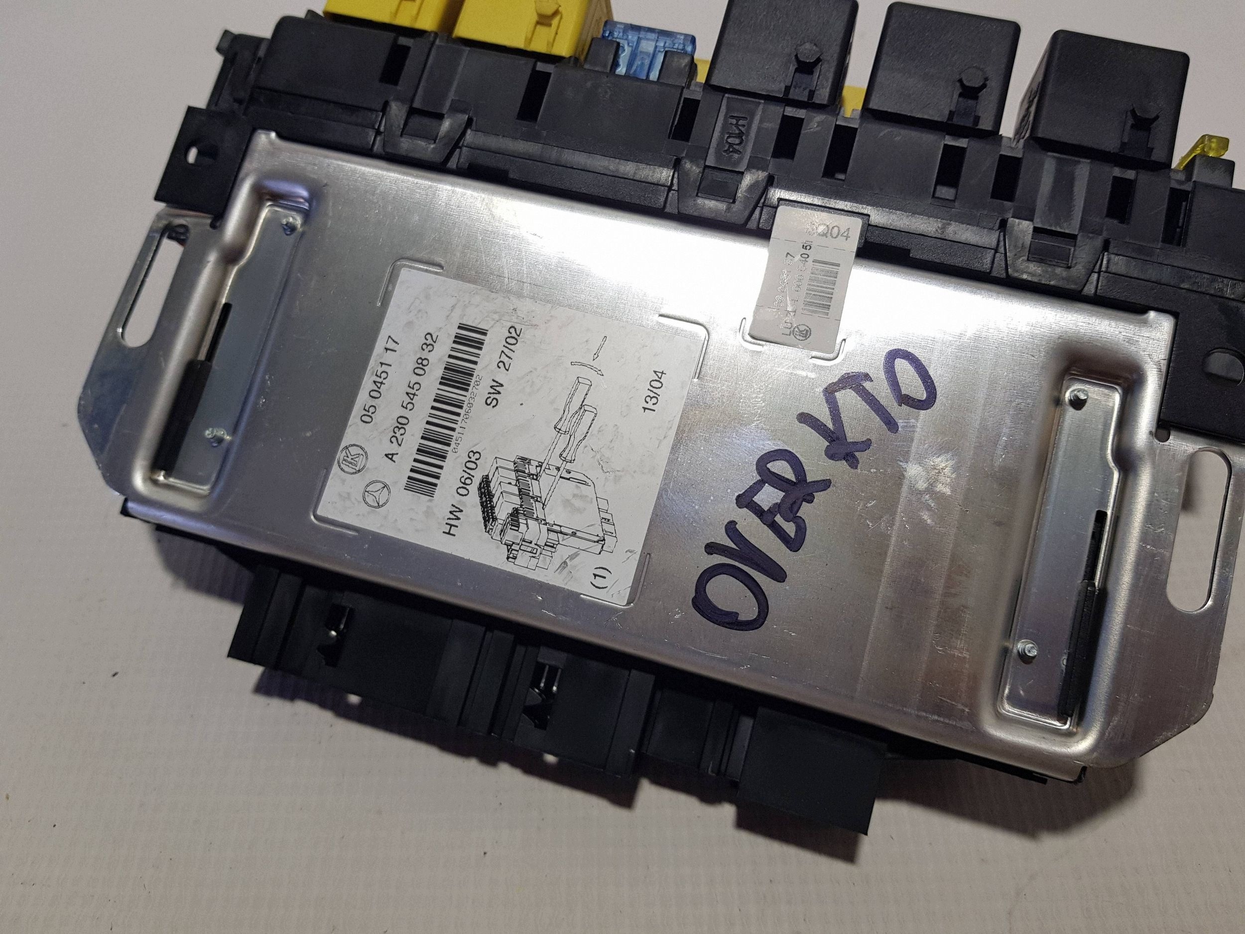 Module confort SAM Mercedes SL R230 A2305450832 image 3