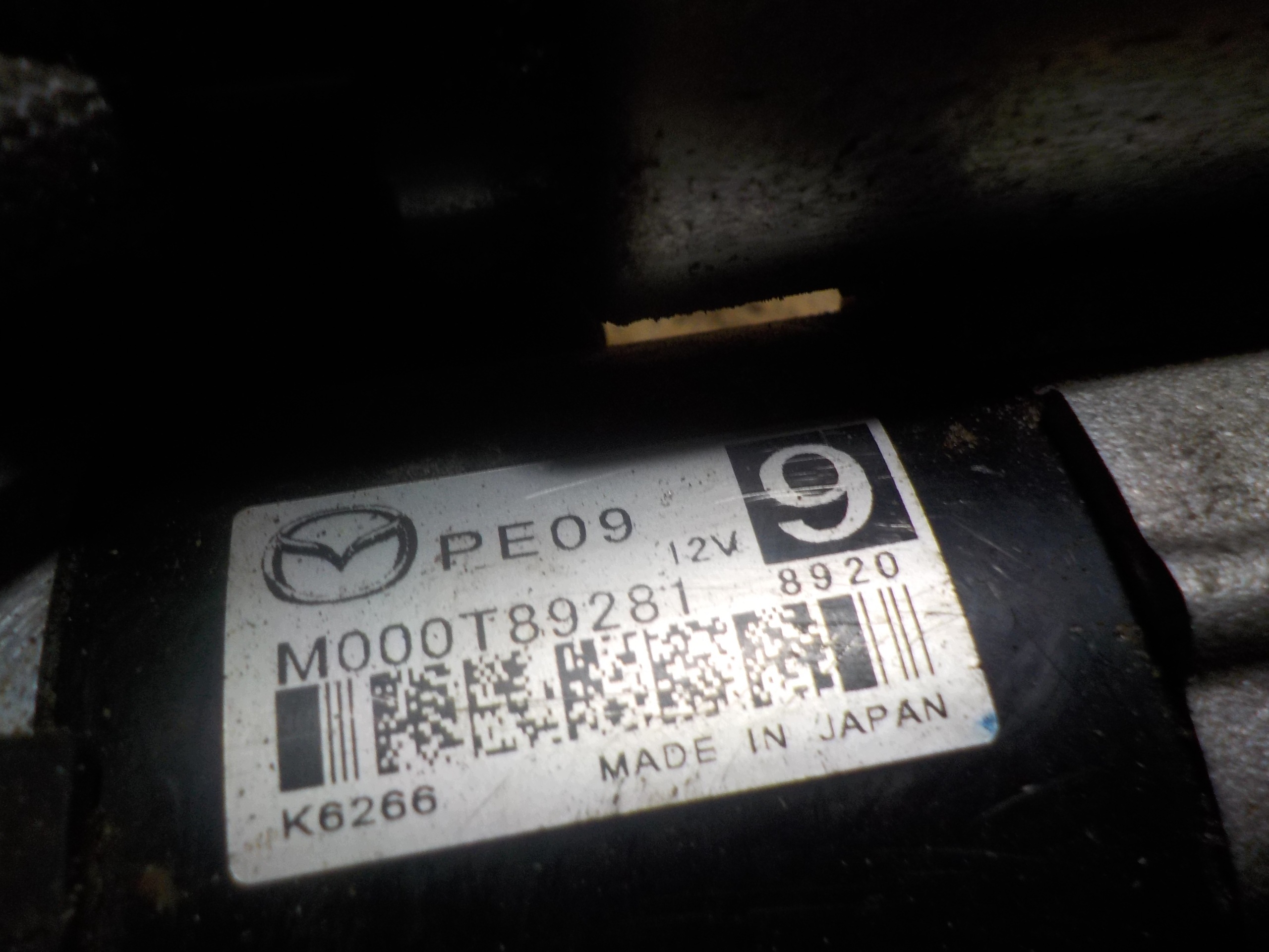 MAZDA CX3 2.0 B STARTER M000T89281 image 4