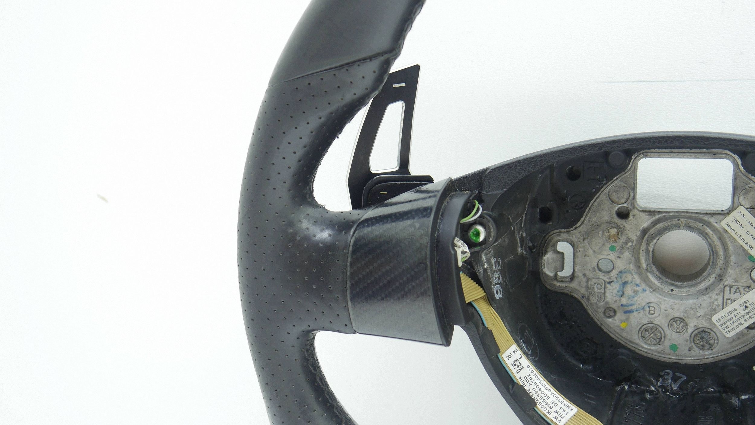 Lenkrad Leder Schaltwippen VW Golf V GTI 1K0419091BF