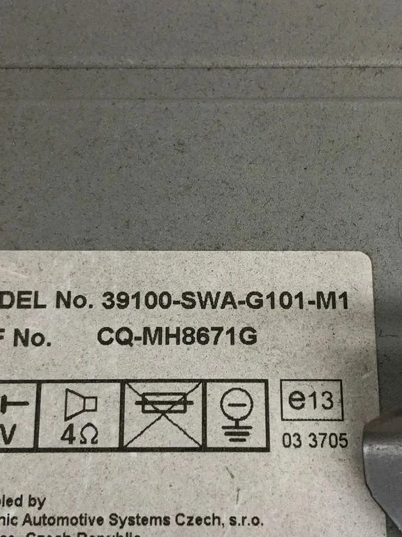 Radio Honda CR-V III 39100-SWA-G101-M1 image 3