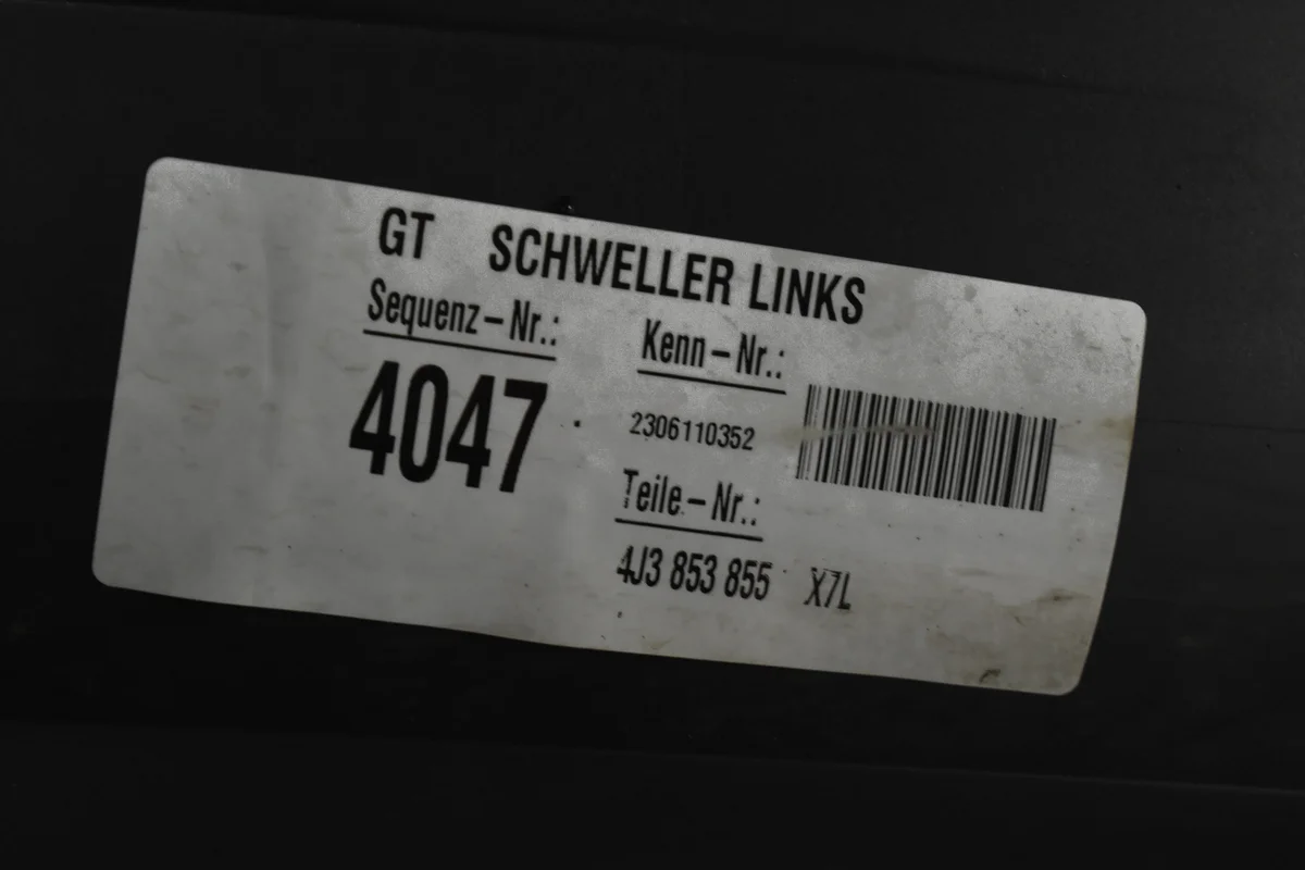 Seuil Gauche Audi E-Tron GT 4J3853855 image 7