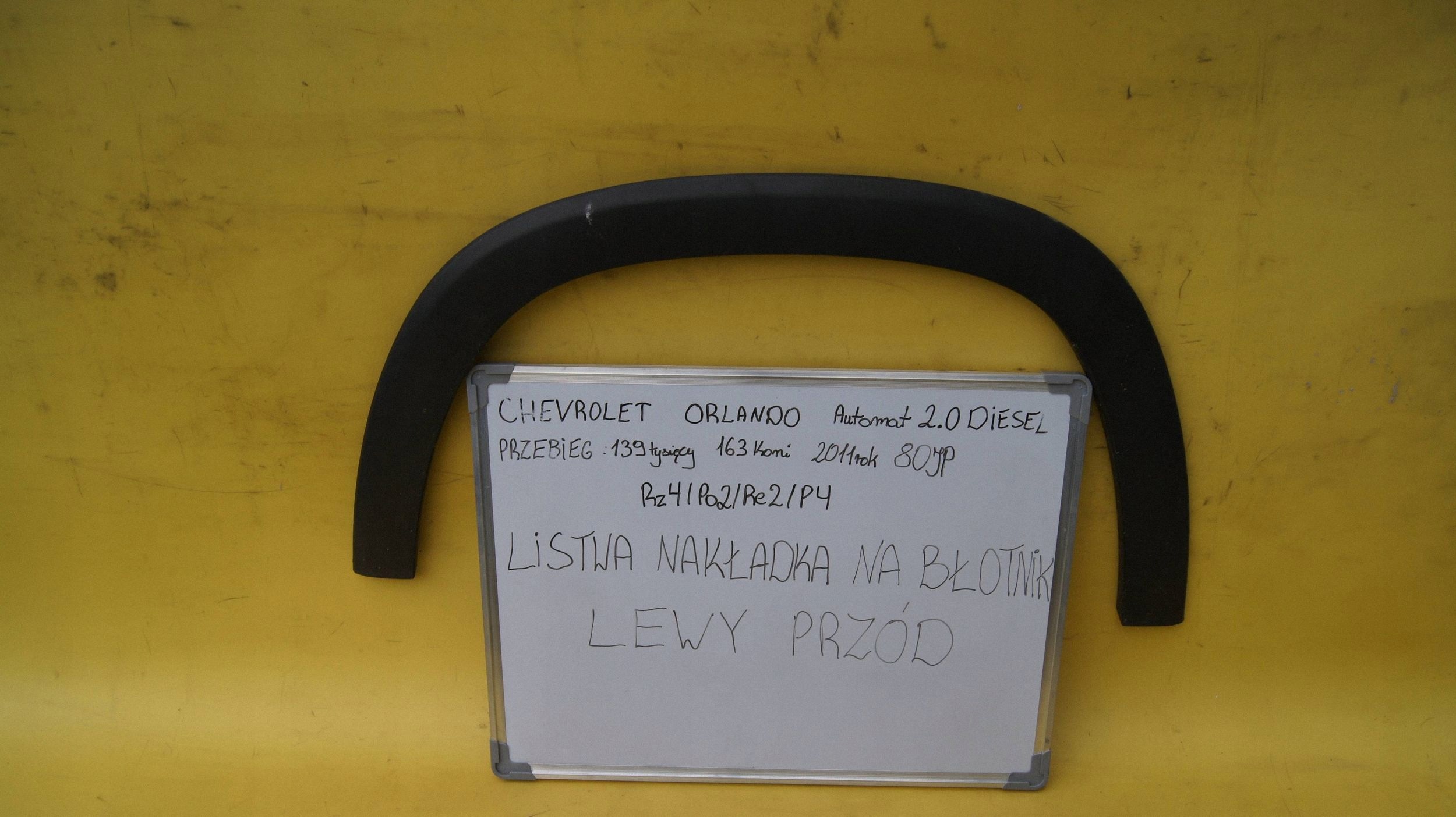Chevrolet Orlando - Moldura Guarda-lamas Esquerdo image 3