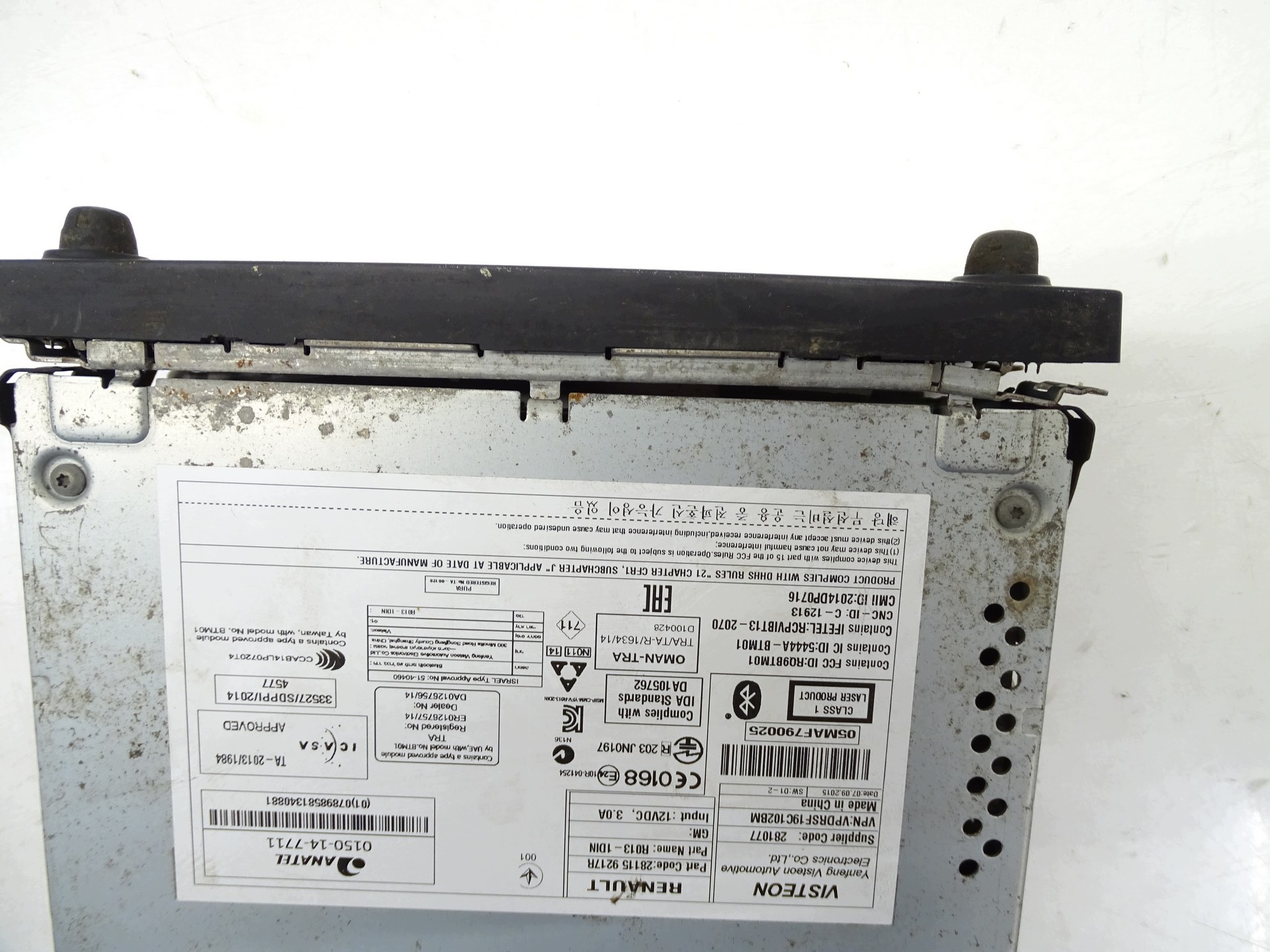 Radio CD MASTER III 281159217R Renault OE image 4