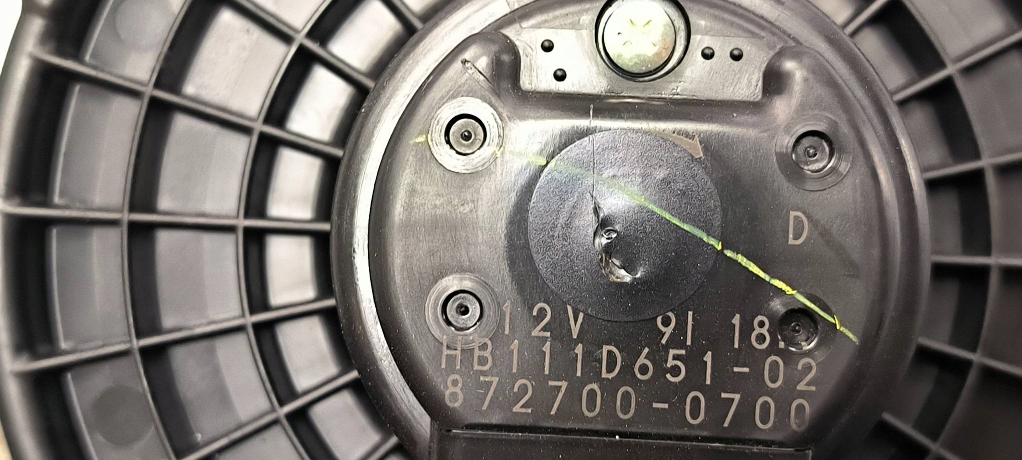 Ventilateur d'habitacle Mazda 6 II HB111D651-02 image 3