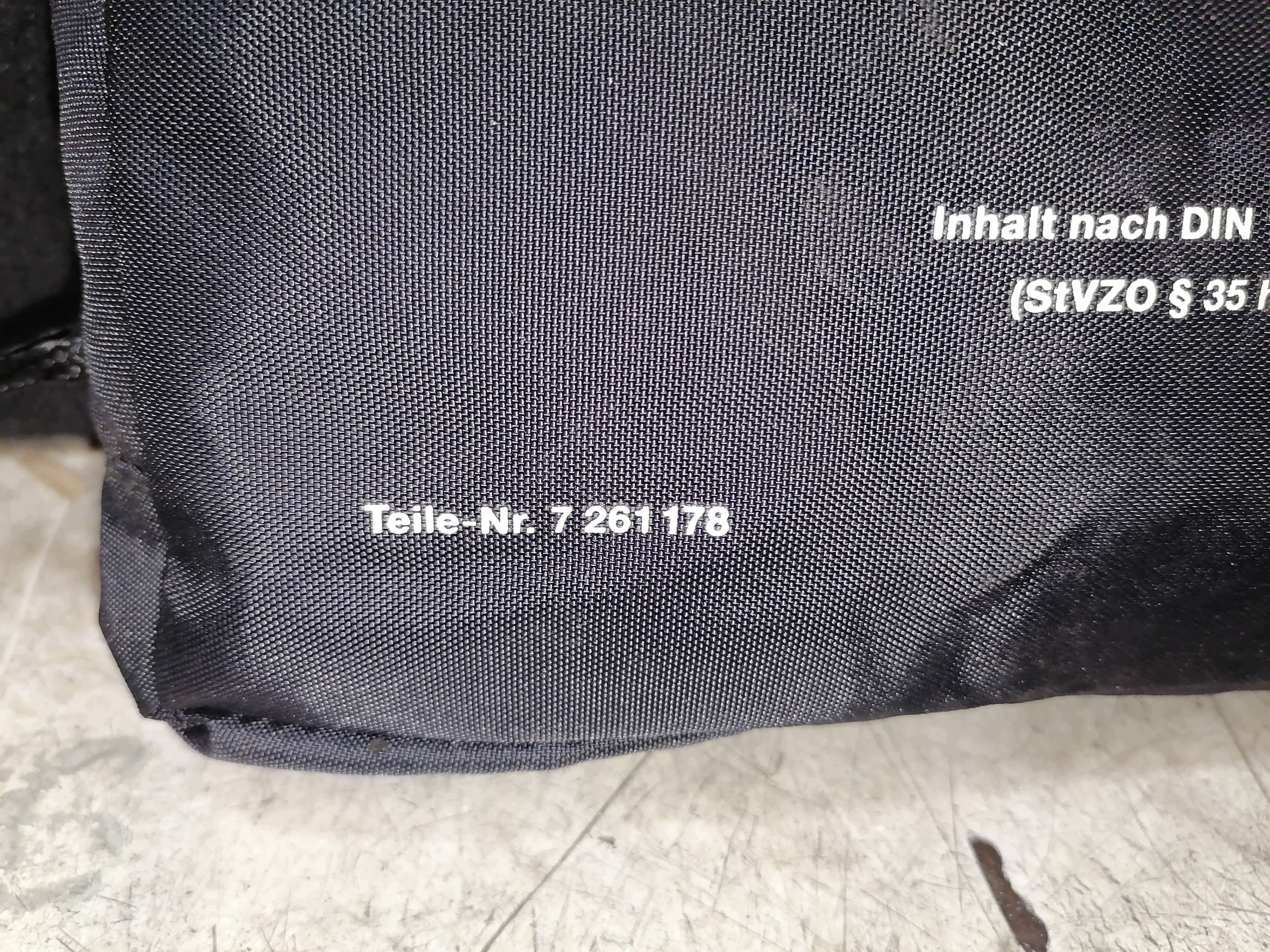 BMW F20 F30 F31 Auton ensiapulaukku