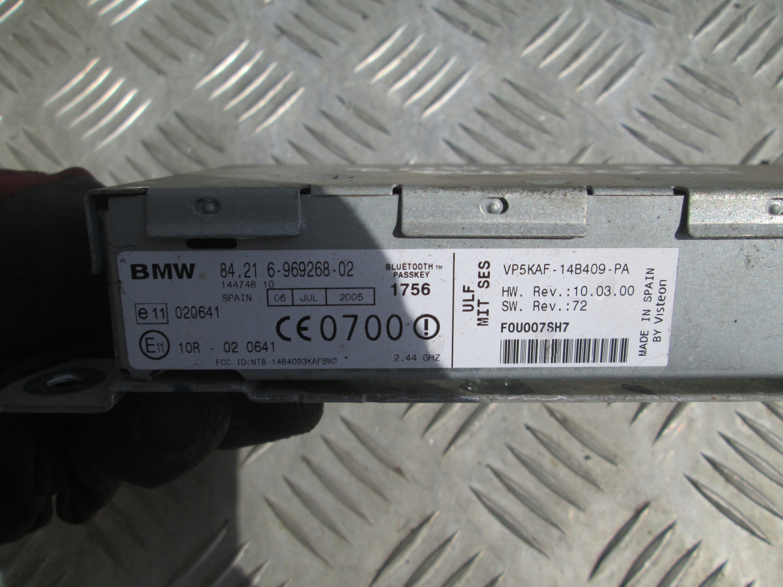 BMW X5 E53 2000 Module Bluetooth 6969268 image 3