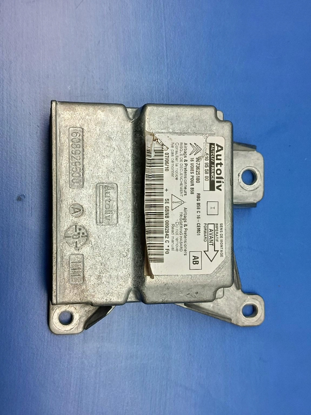 Citroen C4 Picasso I Lenkrad multifunktional 6096636 image 9